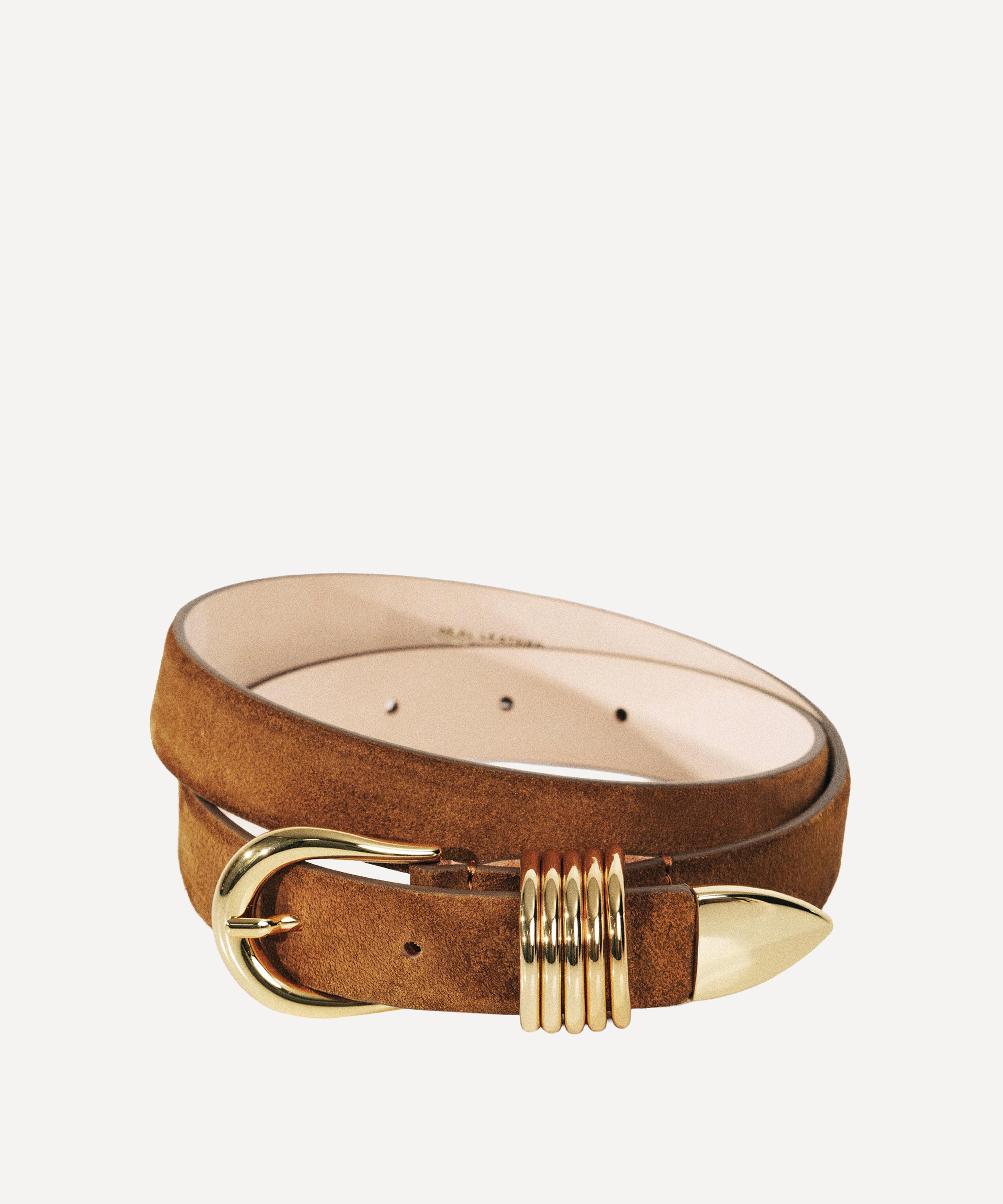 D&eacute;hanche - Hollyhock Suede Leather Belt image number 1