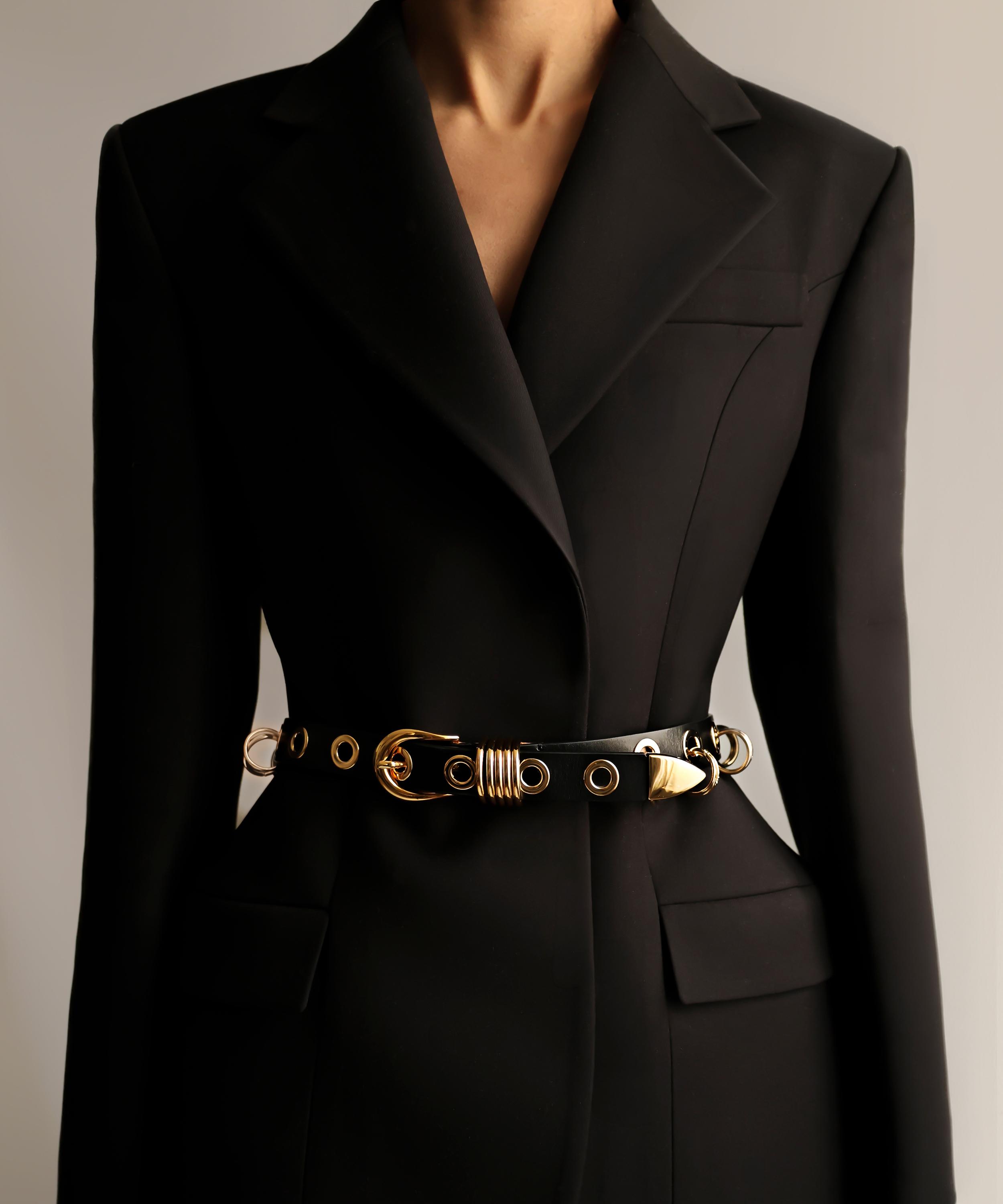 D&eacute;hanche - Revenge Leather Belt image number 1