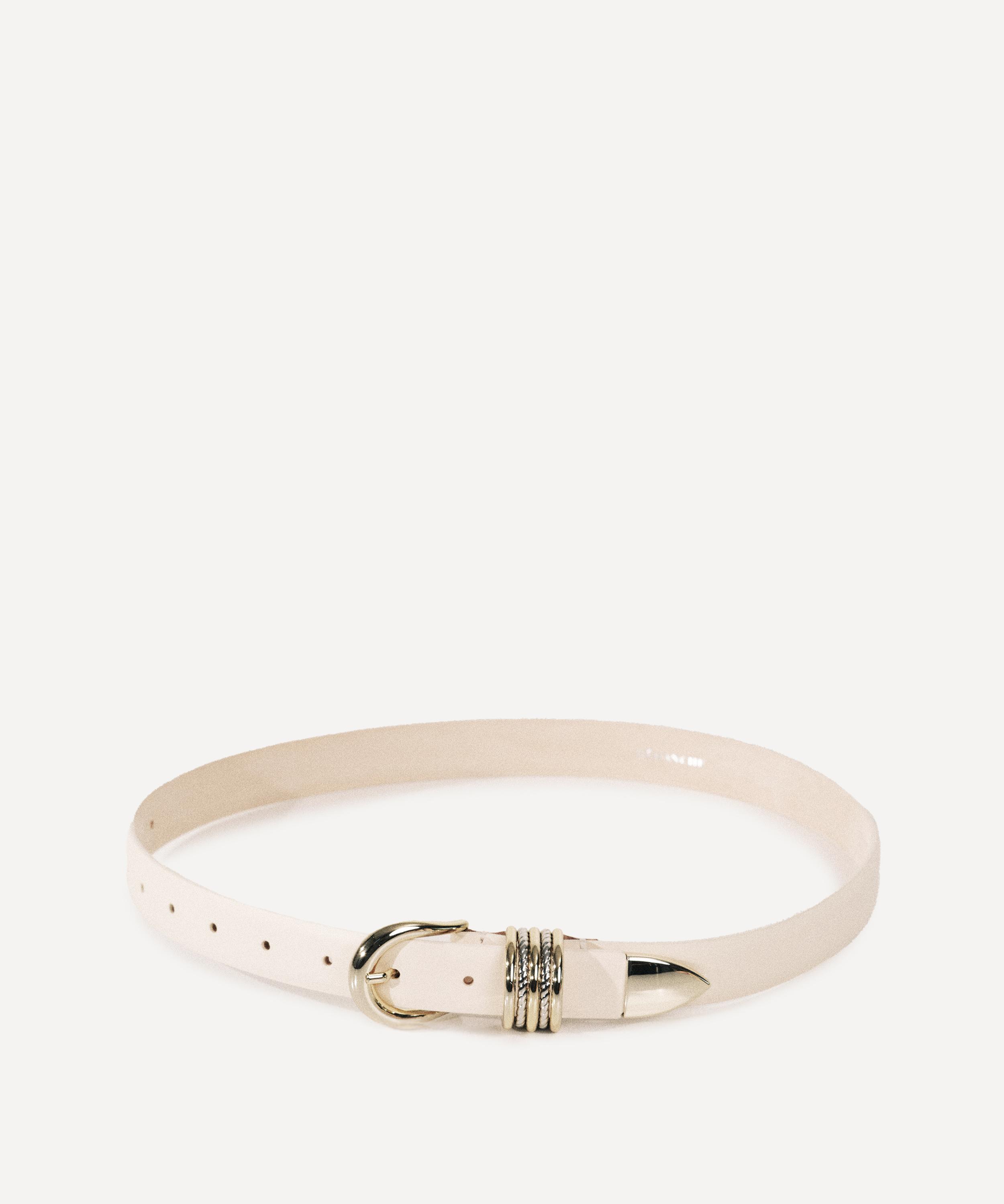 D&eacute;hanche - Helica Mixed Metal Leather Belt