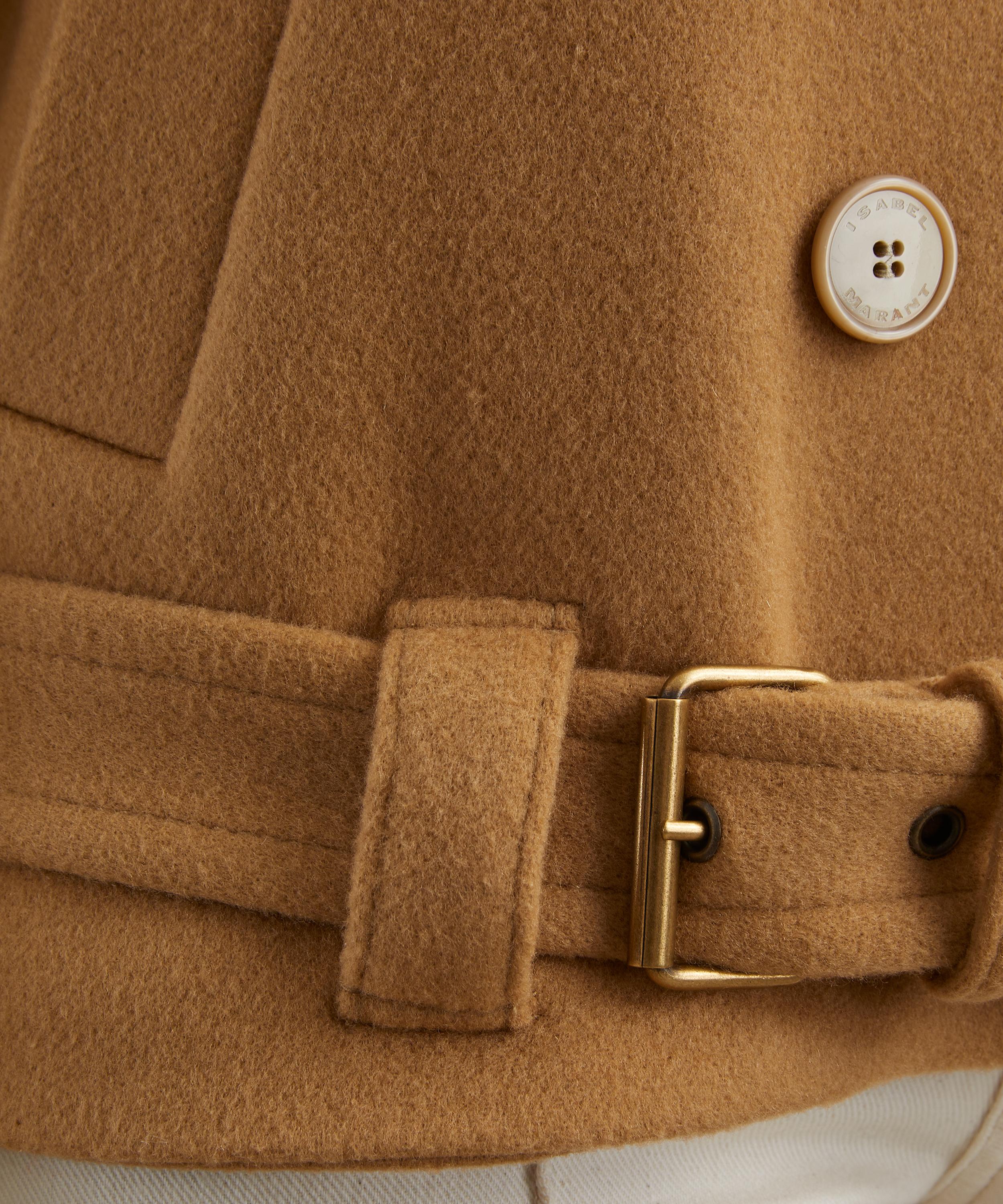 Isabel Marant - Warna Short Belted Coat image number 4