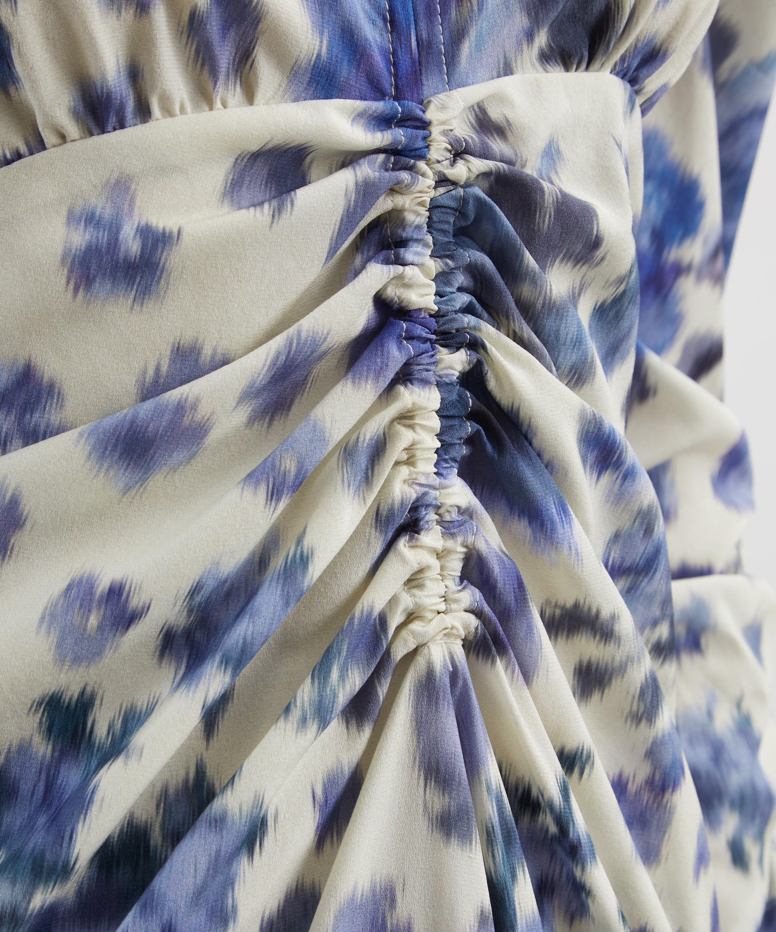 Isabel Marant - Albini Rose Print Stretch Silk Dress image number 4