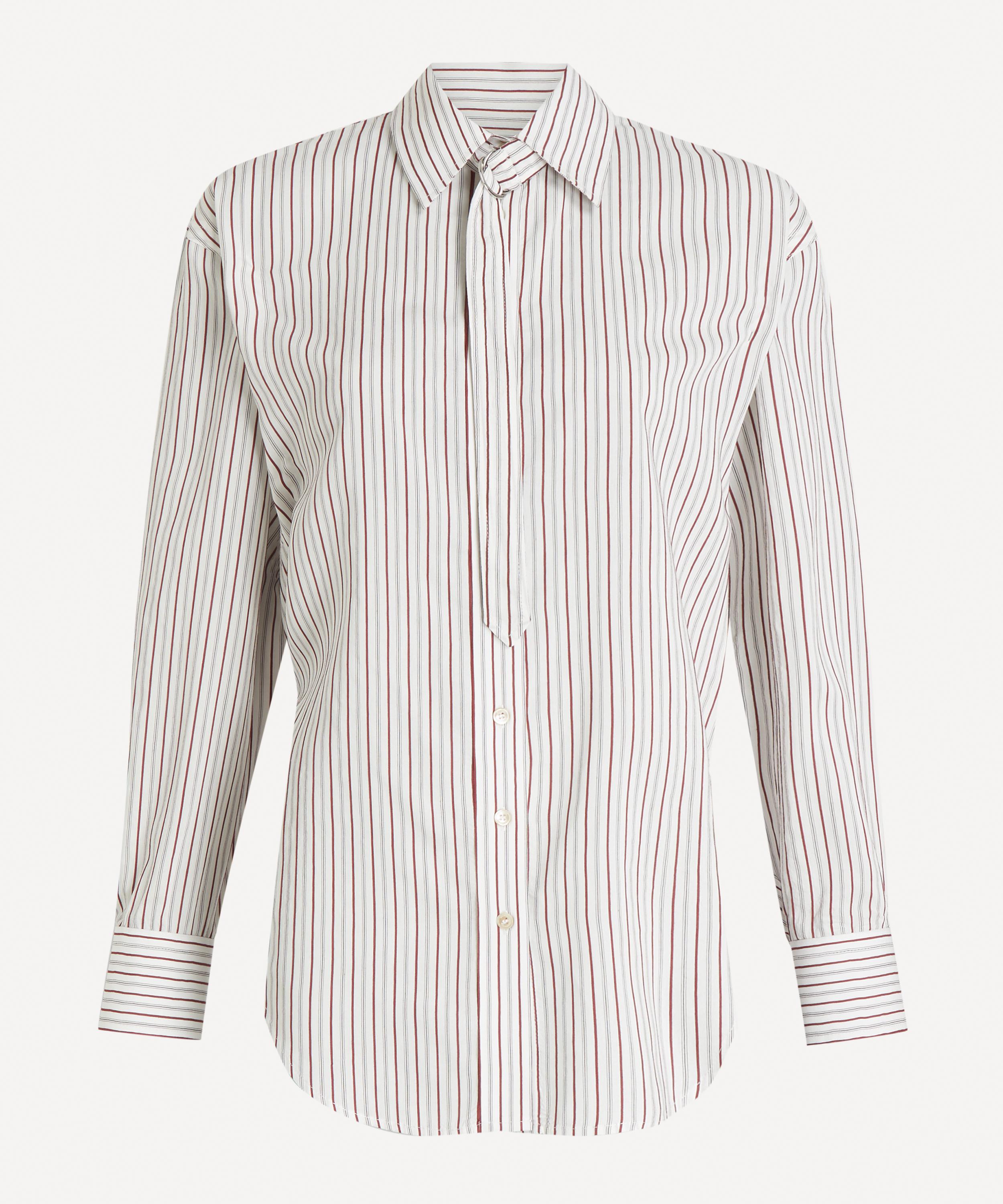 Isabel Marant - Aurora Striped Cotton Poplin-Silk Shirt