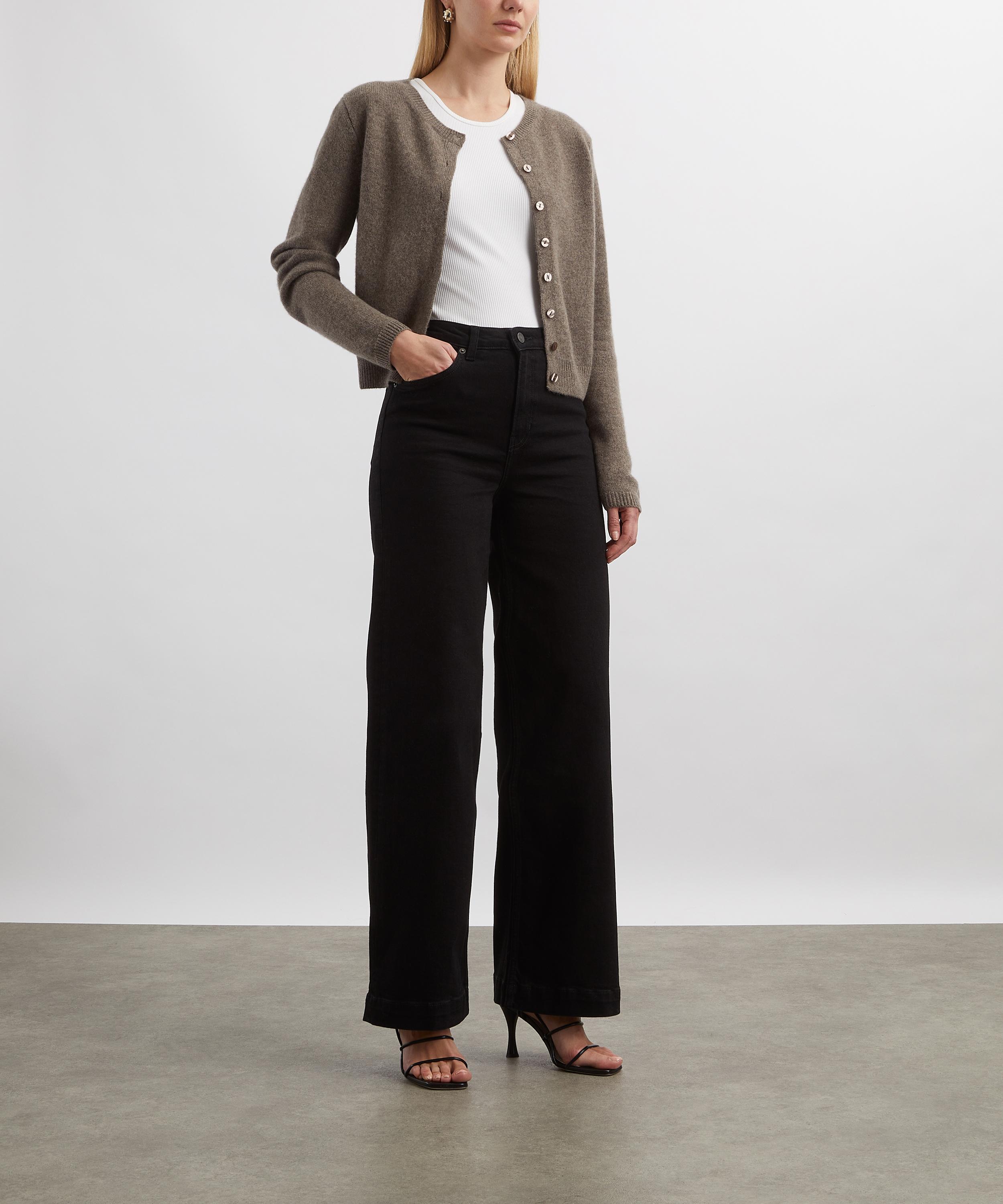 Reformation - Clara Cocoa Cashmere Cardigan  image number 1