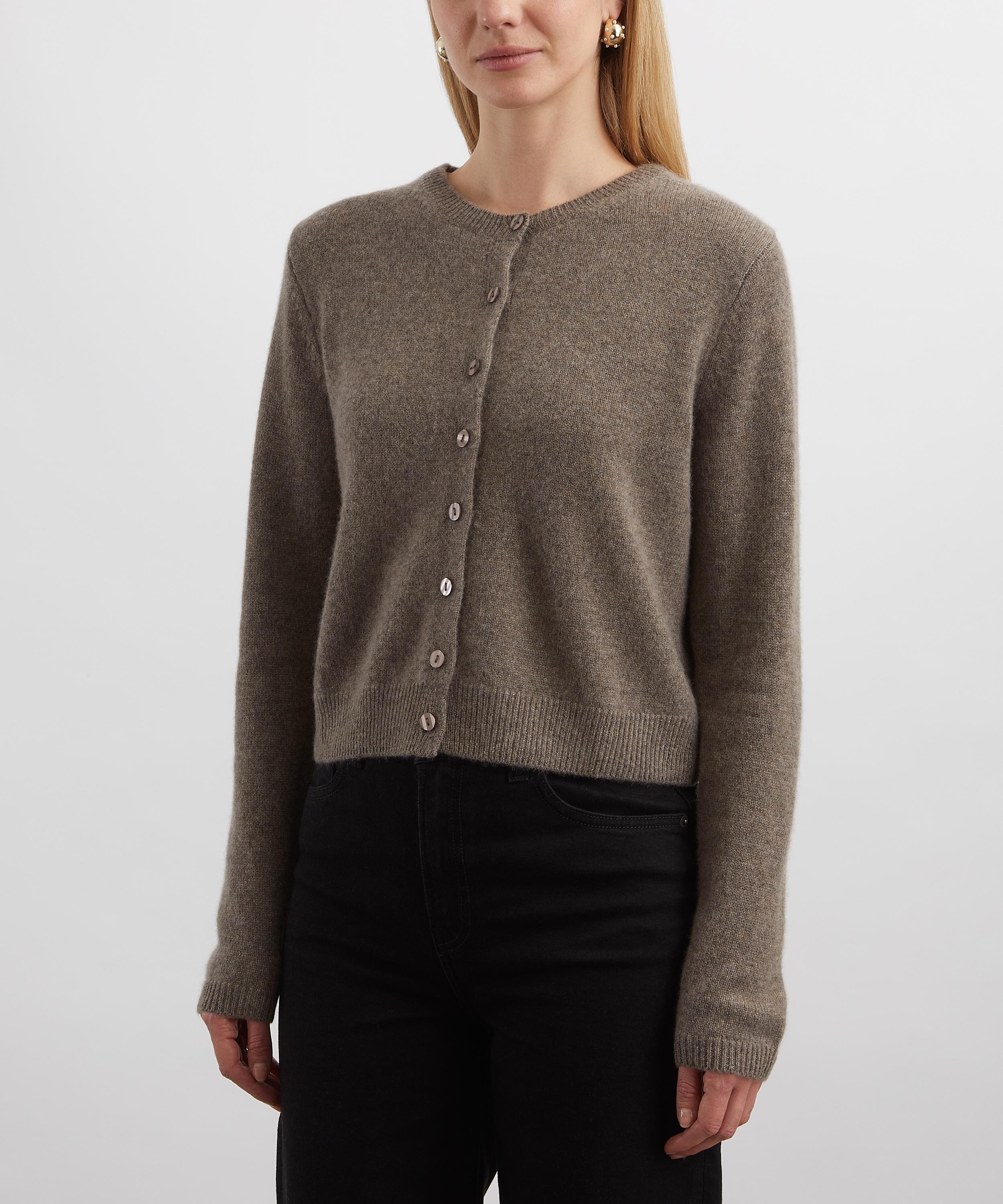 Reformation - Clara Cocoa Cashmere Cardigan  image number 2