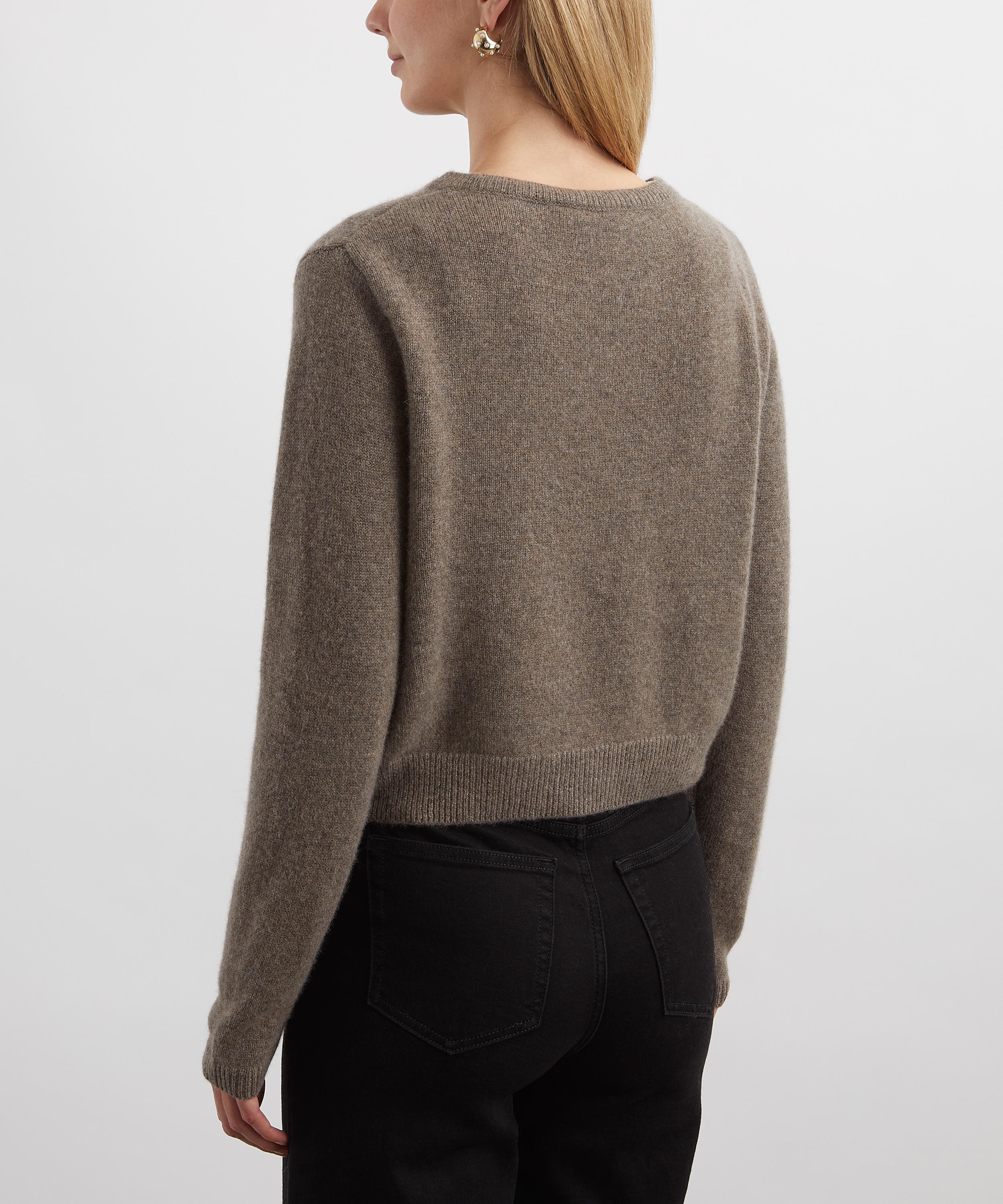 Reformation - Clara Cocoa Cashmere Cardigan  image number 3
