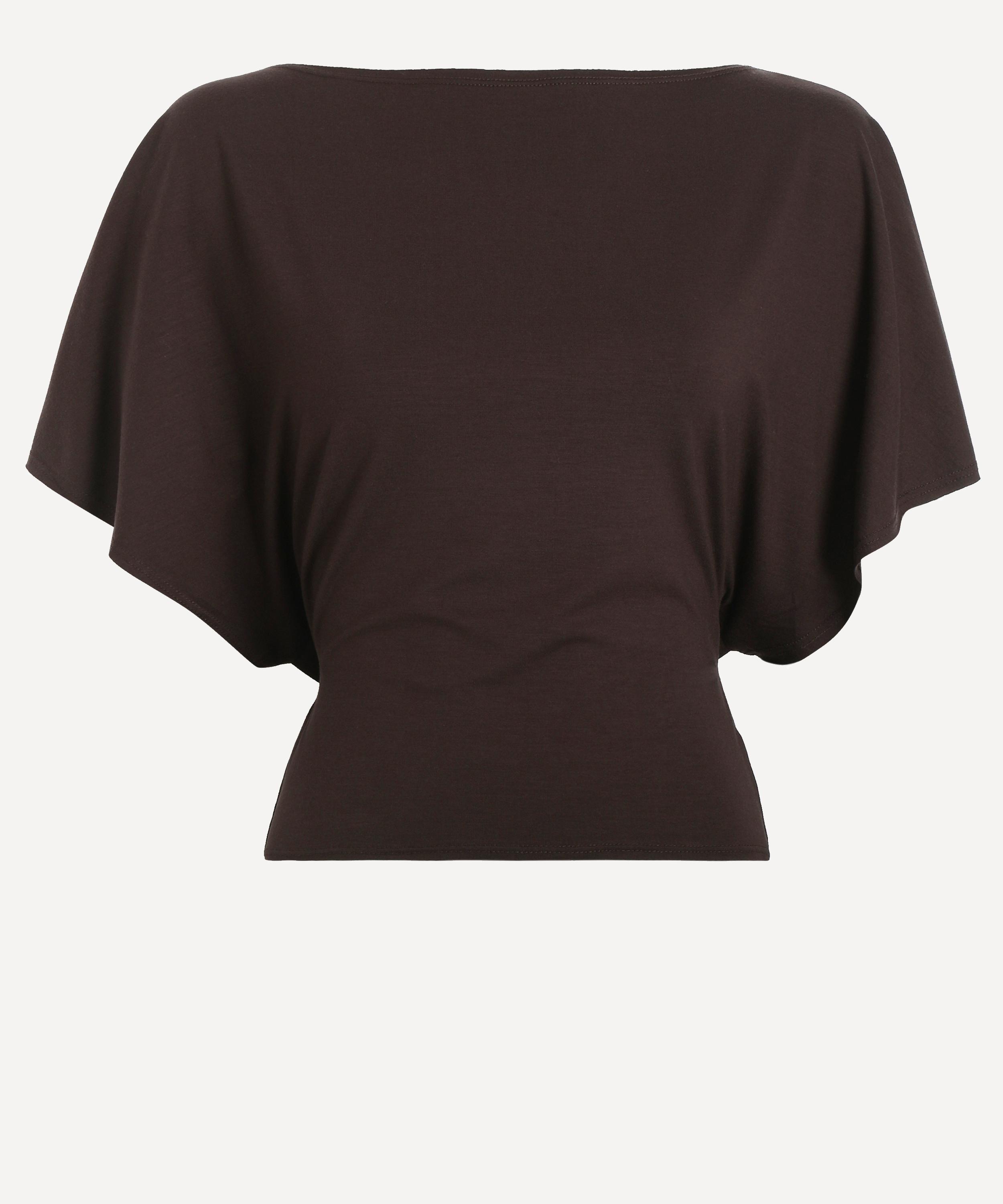 Reformation - Avery Brown Knit Top