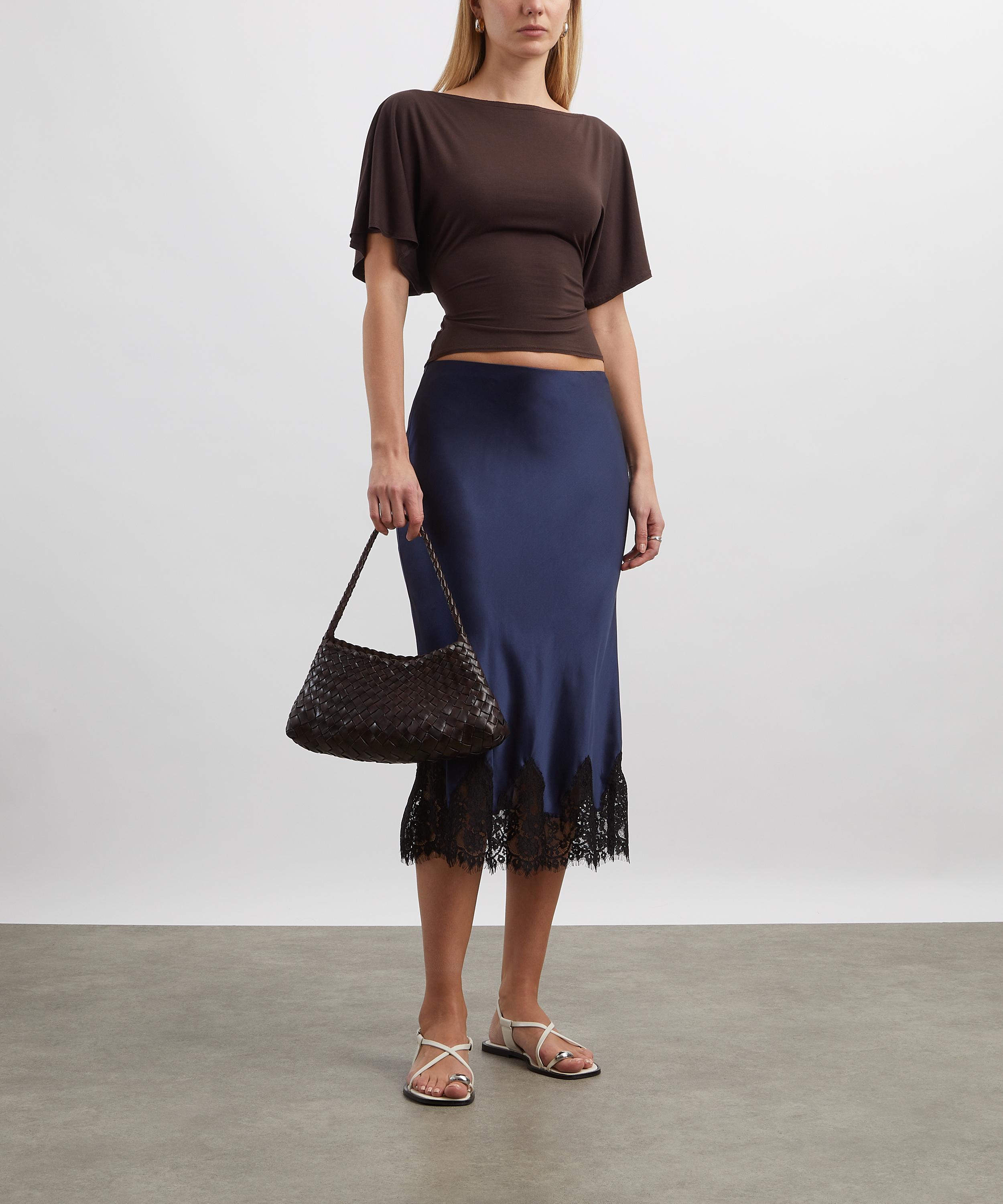 Reformation - Avery Brown Knit Top image number 1