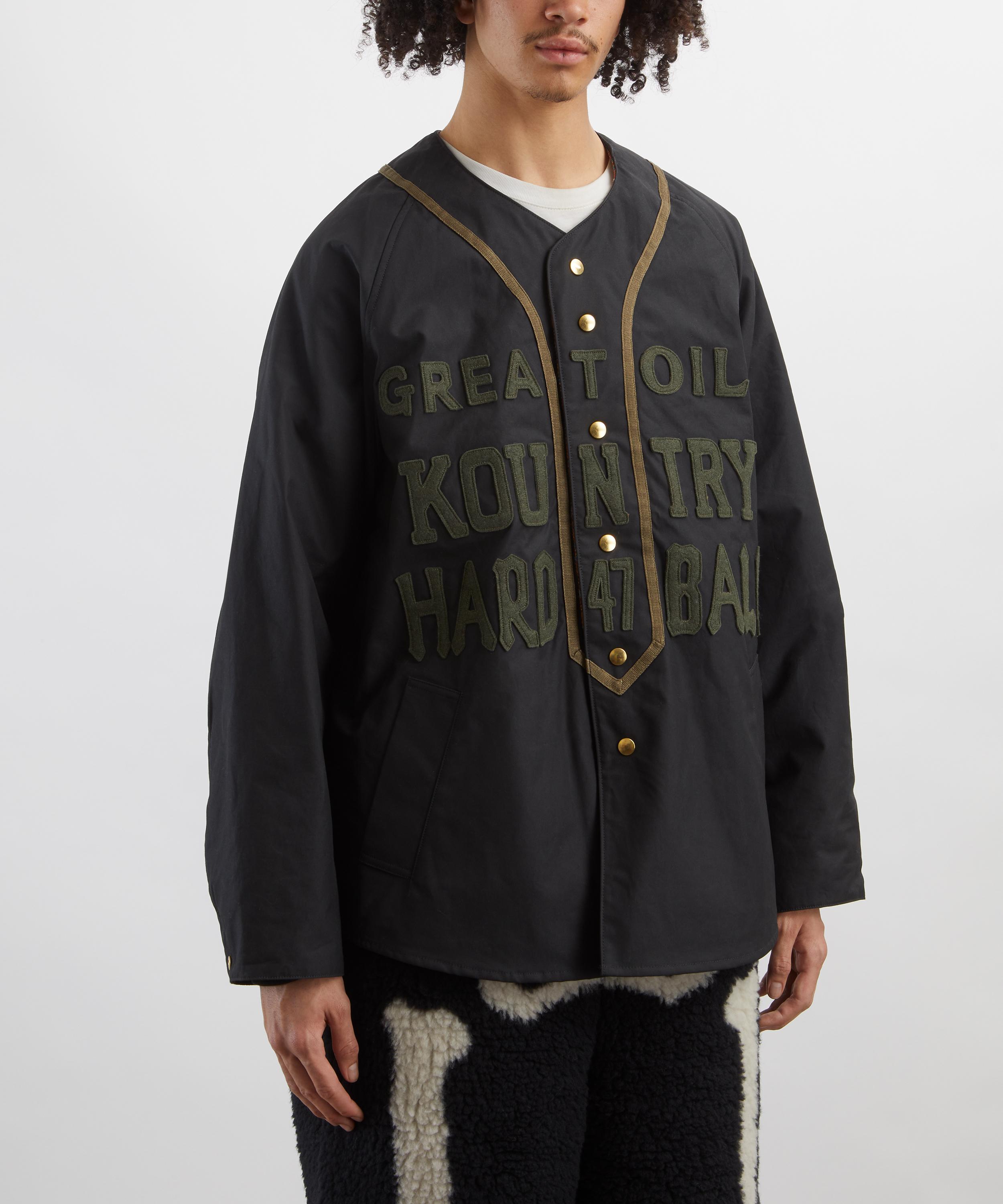 Kapital - Cotton Weather Oil-Coated Baseball Blouson image number 2