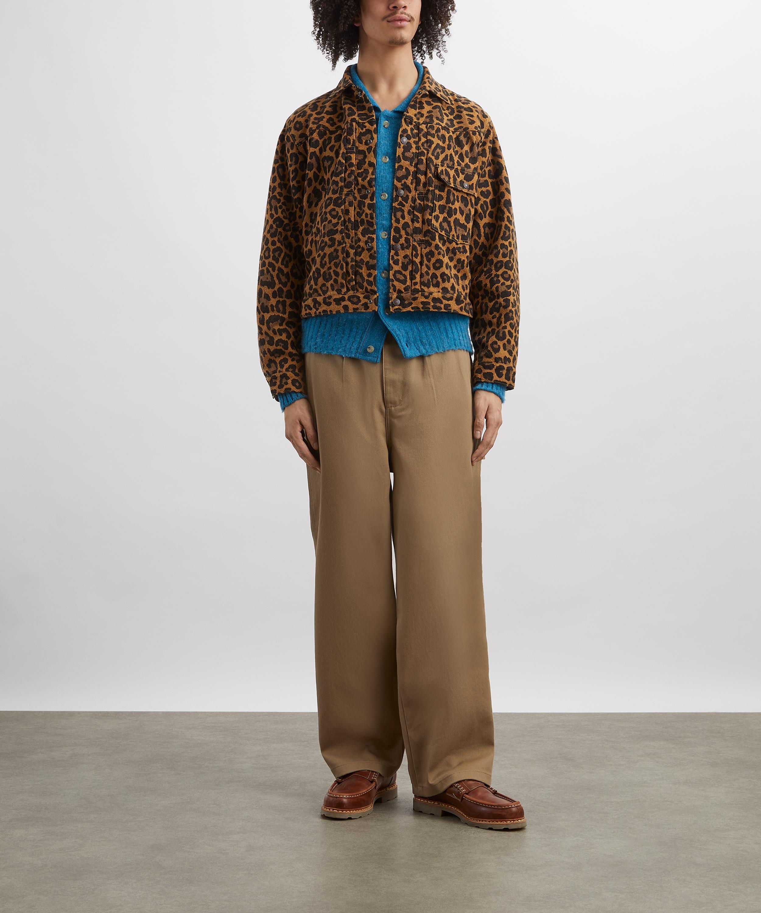 Kapital - Leopard-Print Cotton Wool-Blend Twill Jacket image number 1