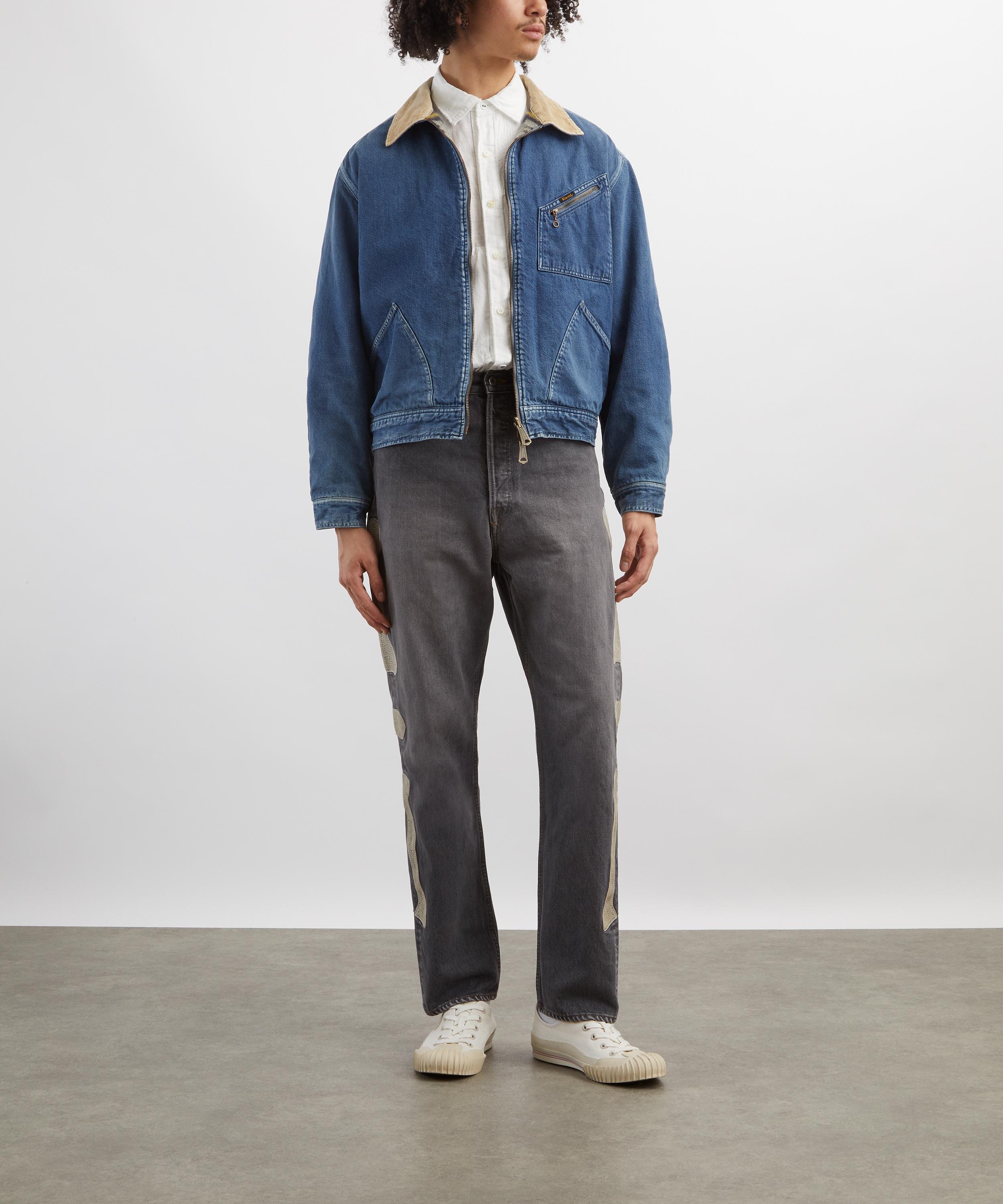 Kapital - Denim Bone Lining Reversible Zip-Up Work Jacket image number 1