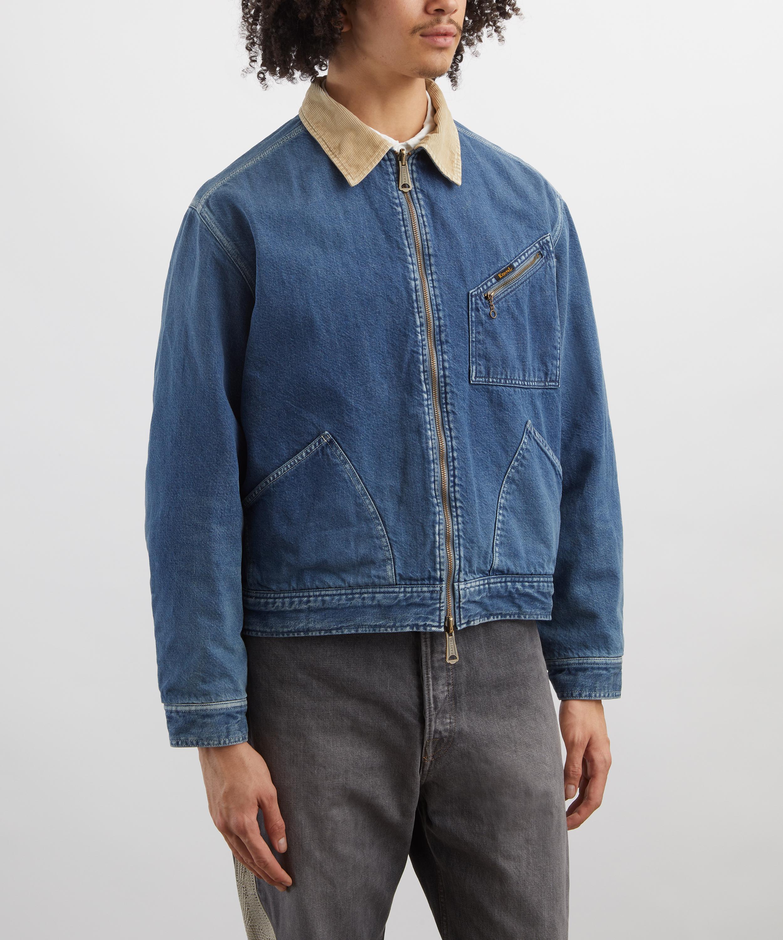 Kapital - Denim Bone Lining Reversible Zip-Up Work Jacket image number 2