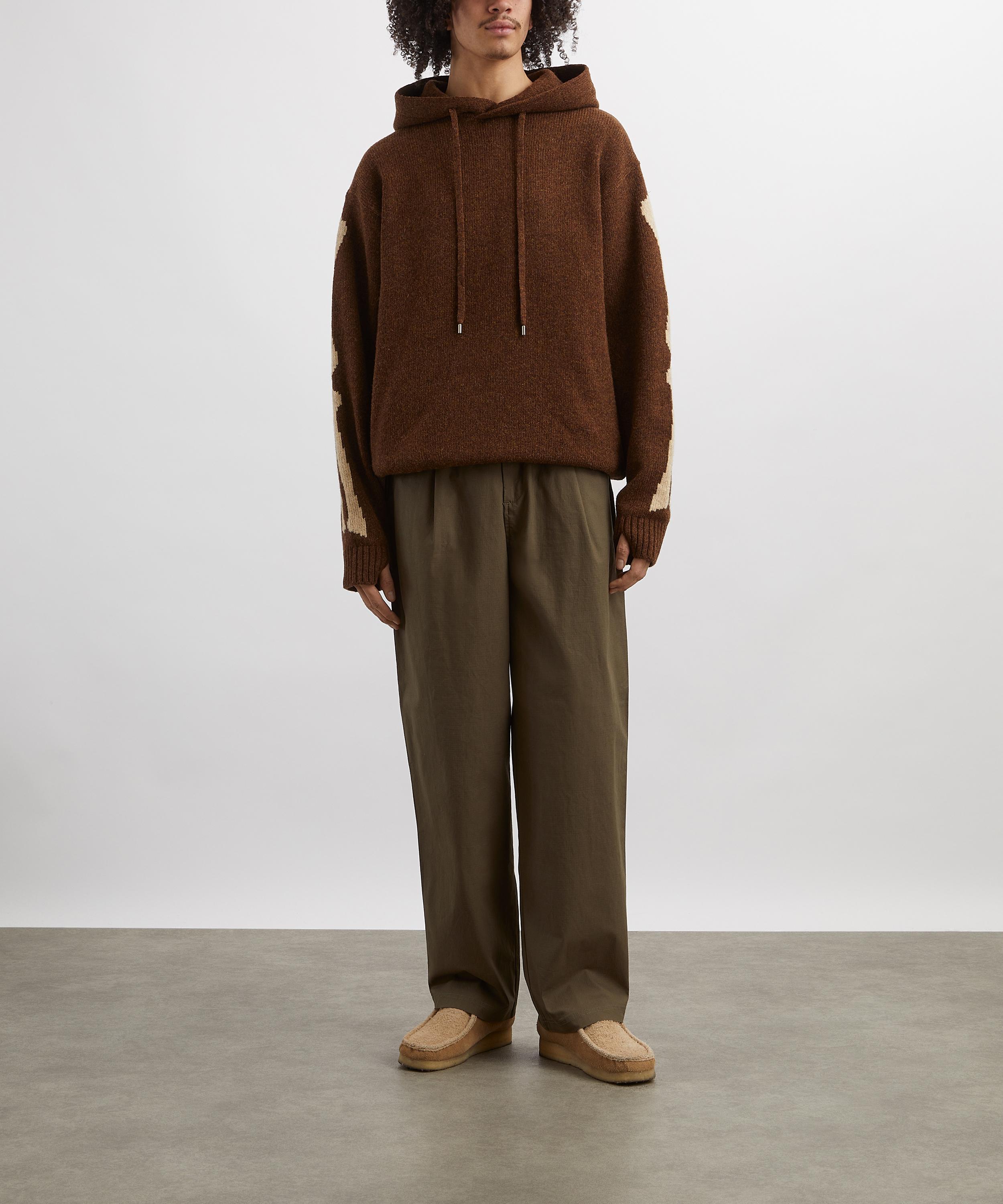 Kapital -  Wool Bone Pattern Hoodie image number 1