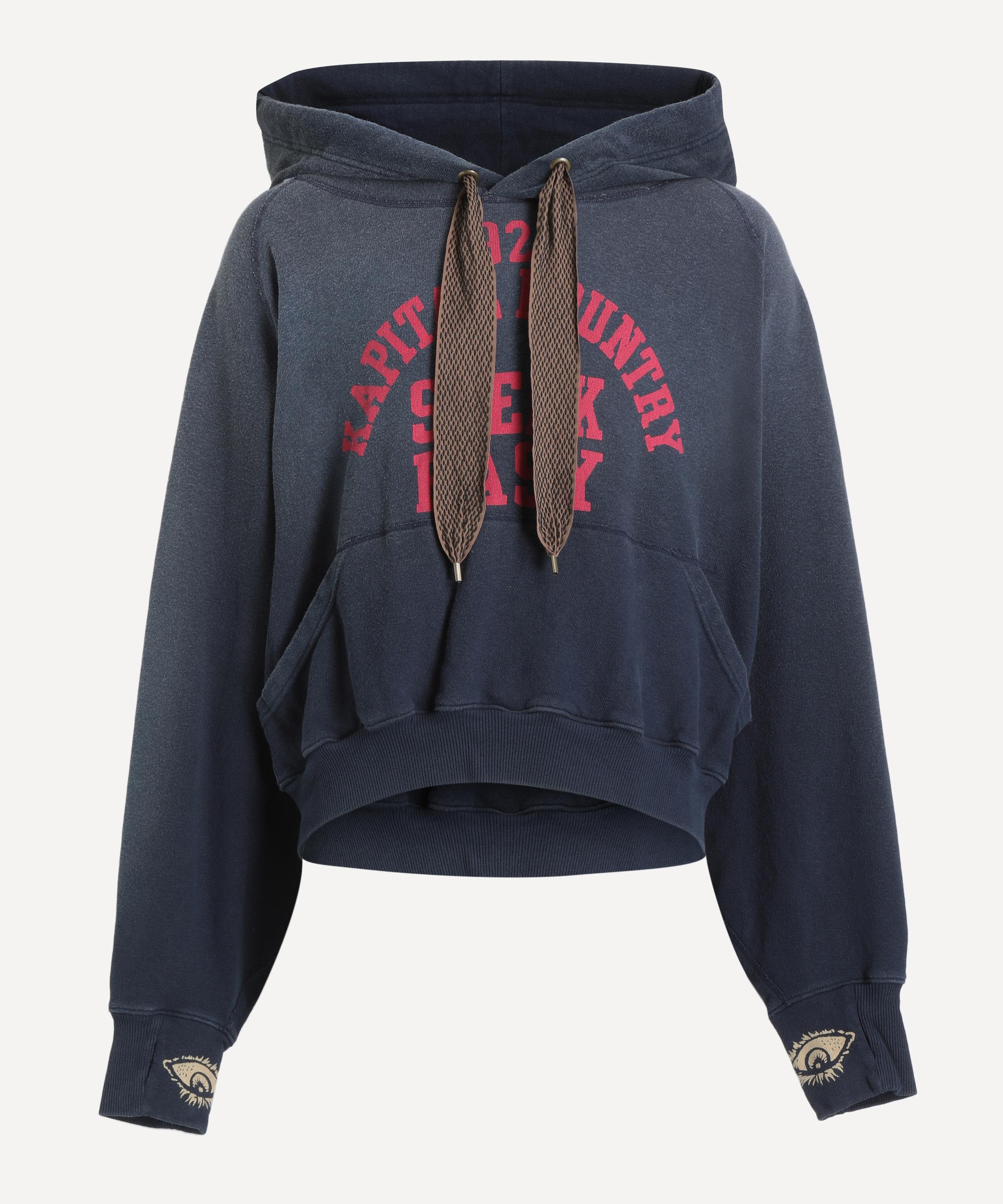 Kapital - Speakeasy College Print Hoodie