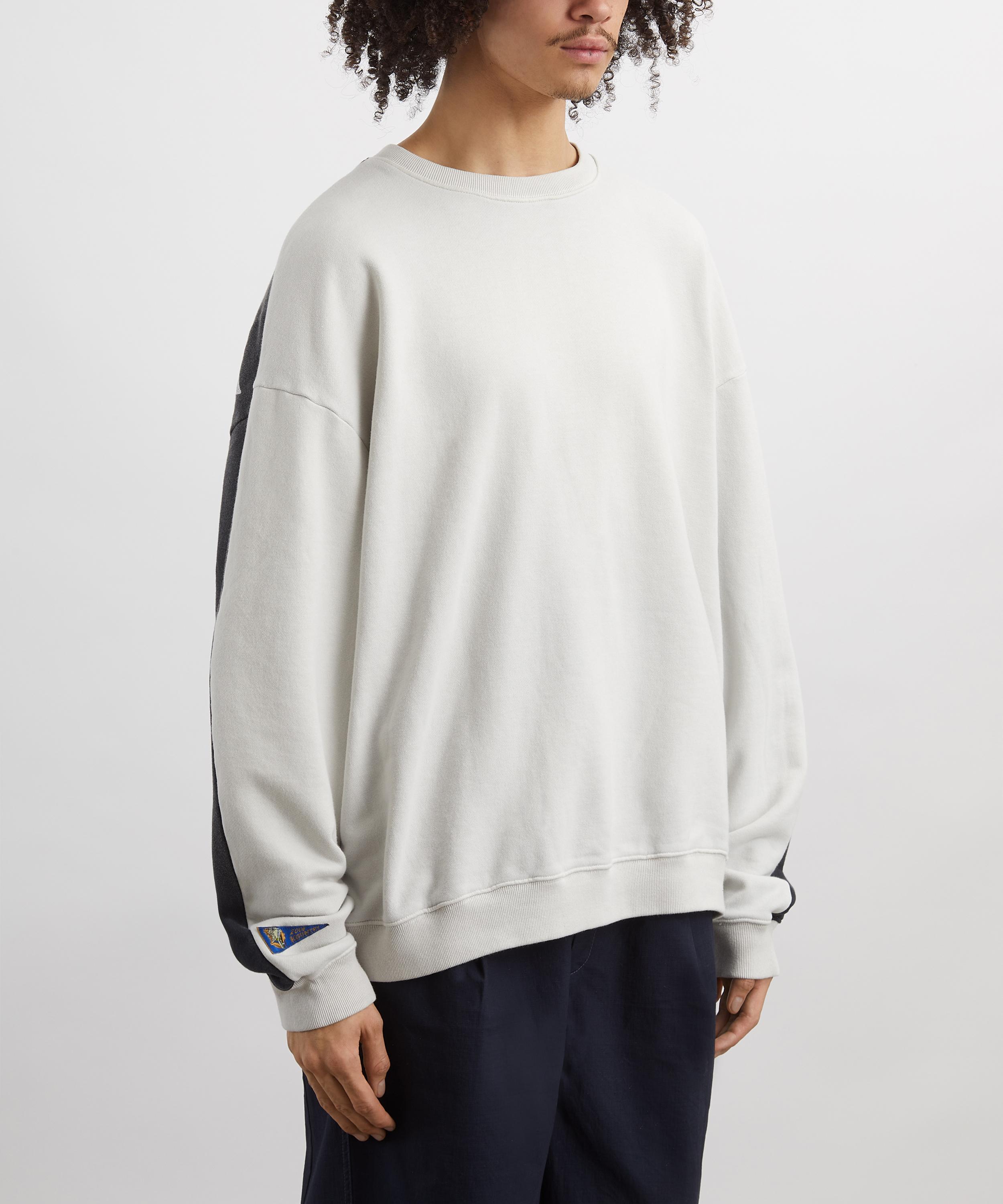 Kapital - Remake Two Tone Big Swt Sweatshirt image number 2