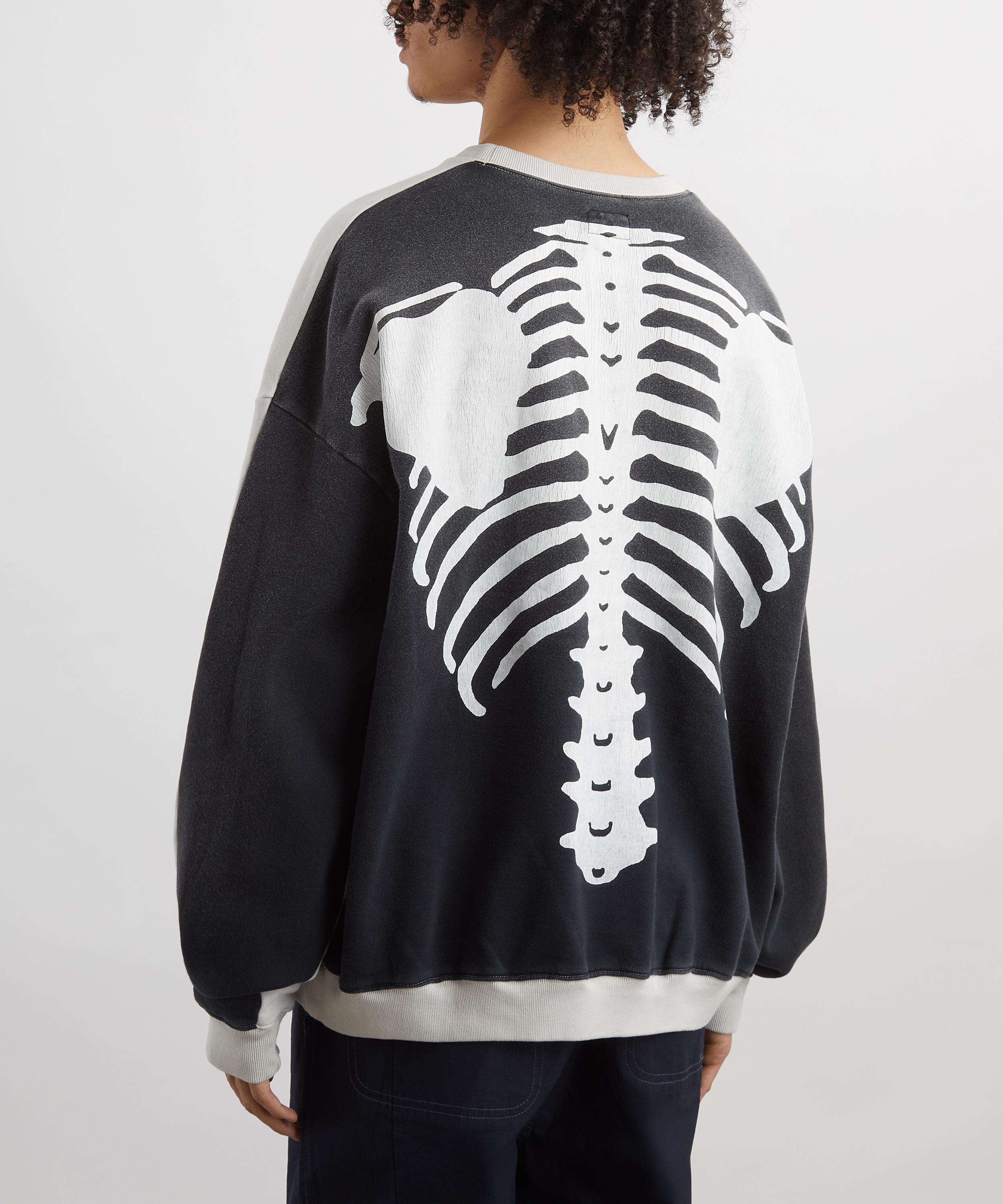 Kapital - Remake Two Tone Big Swt Sweatshirt image number 3