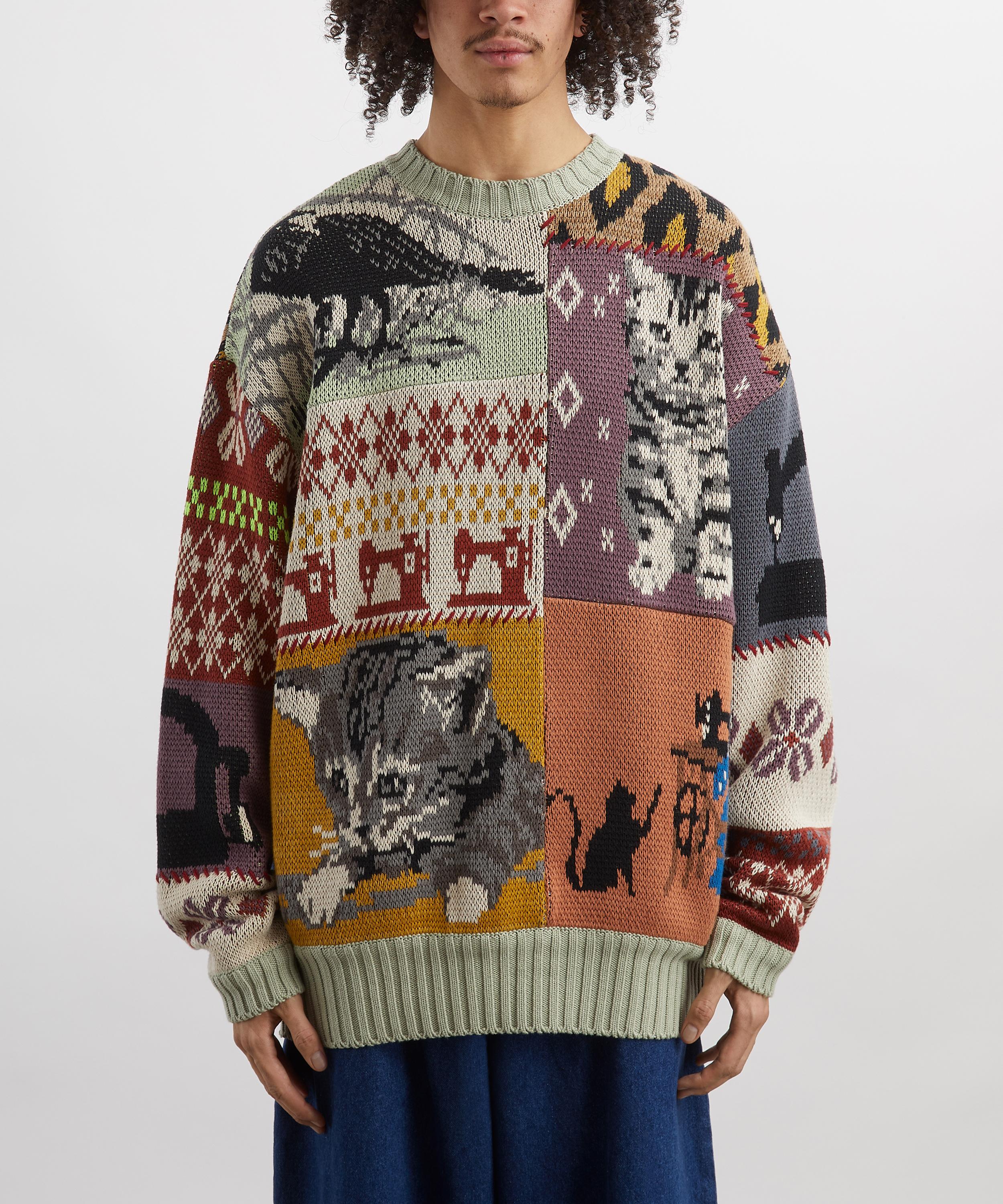 Kapital - Patchwork Crewneck Jumper image number 2