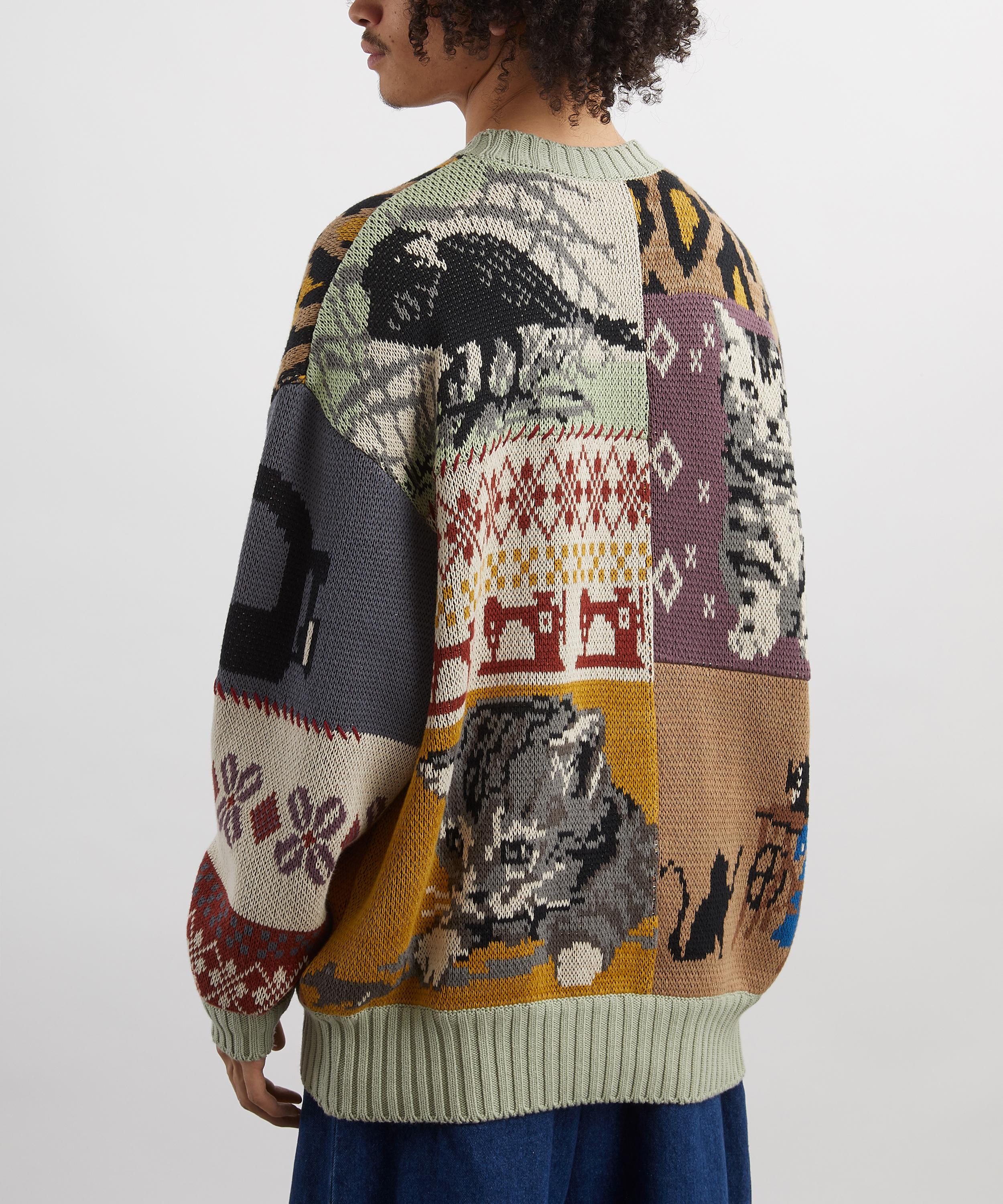 Kapital - Patchwork Crewneck Jumper image number 3