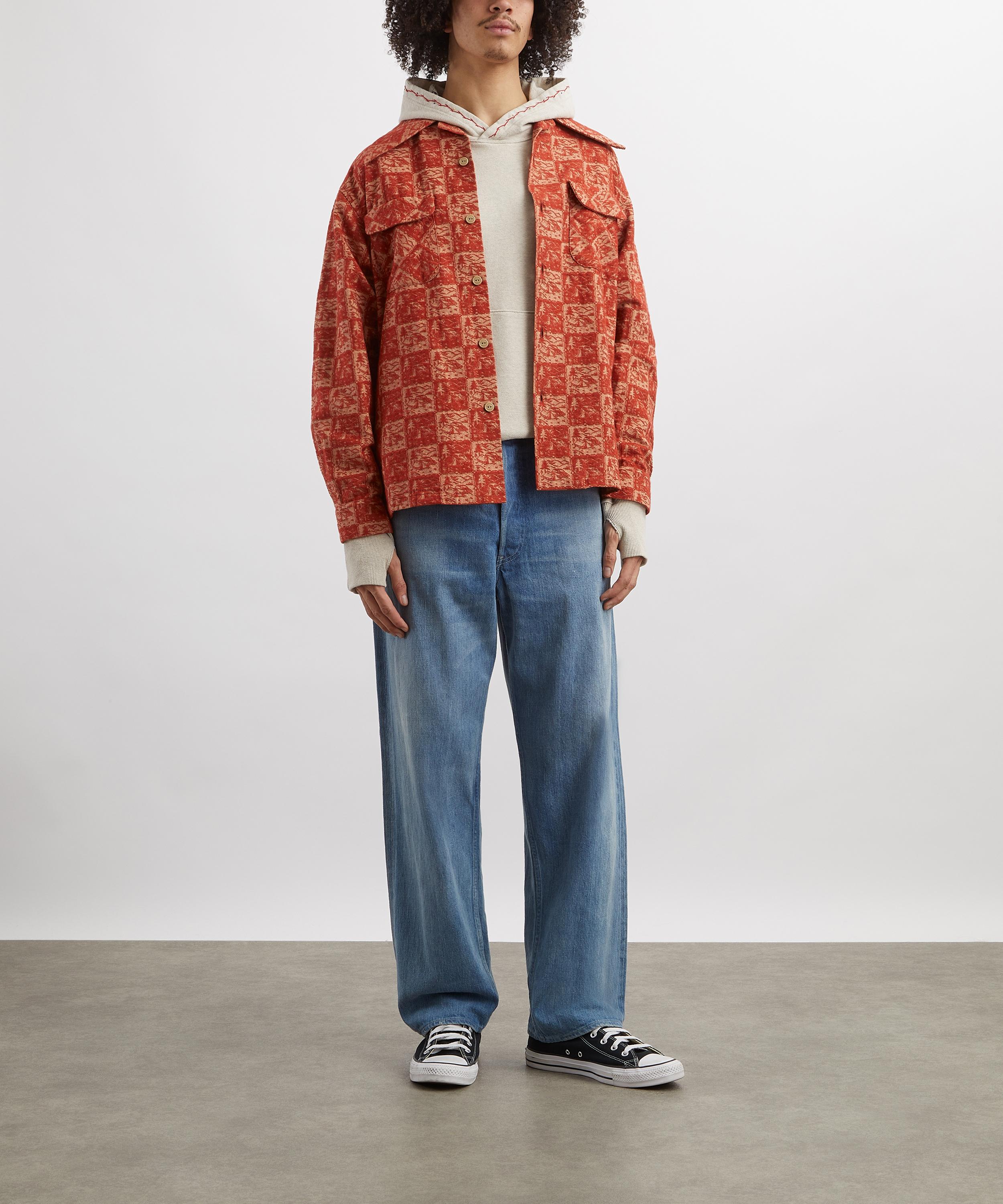 Kapital - CAMP Jacquard Flannel Shirt image number 1