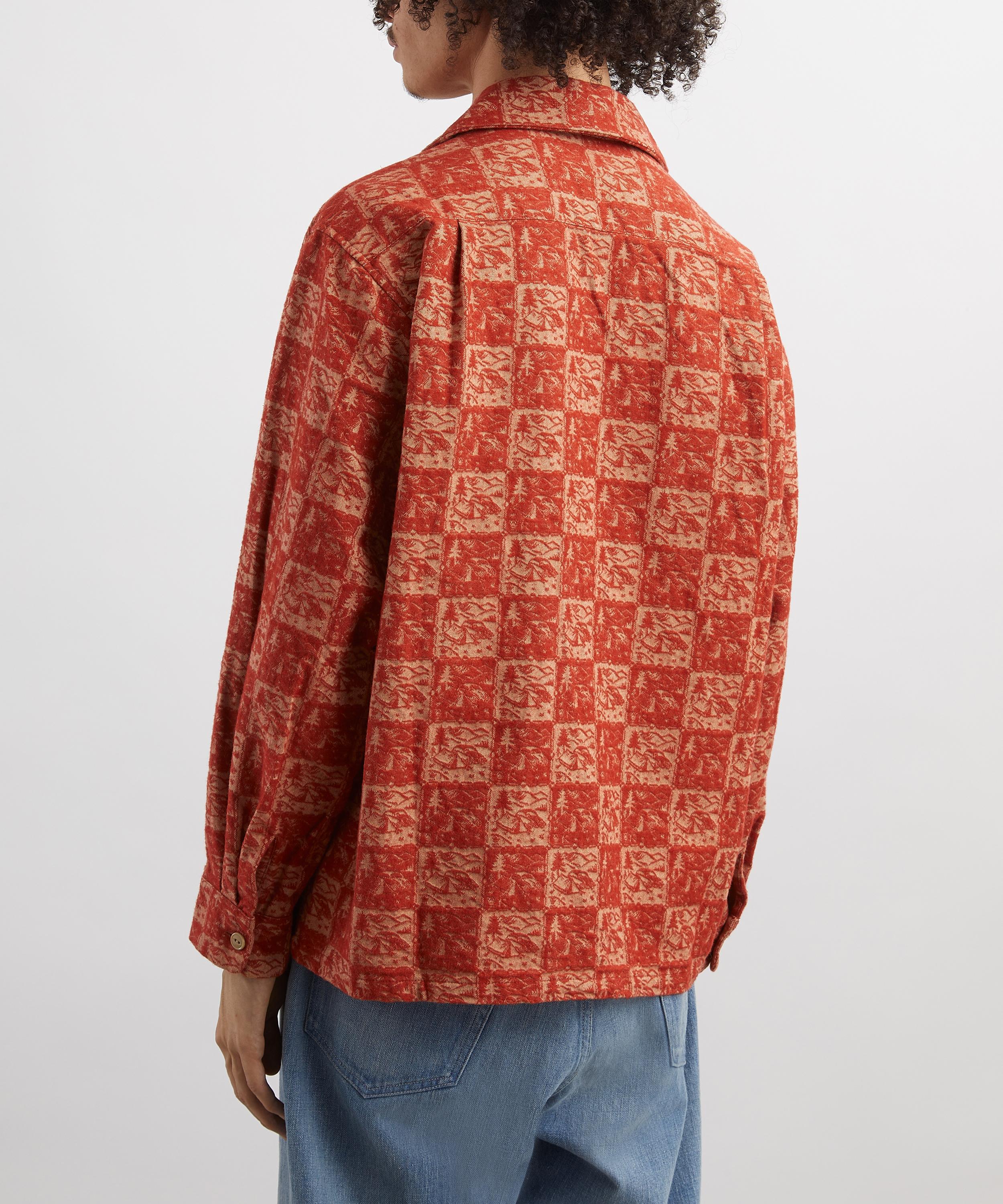 Kapital - CAMP Jacquard Flannel Shirt image number 3