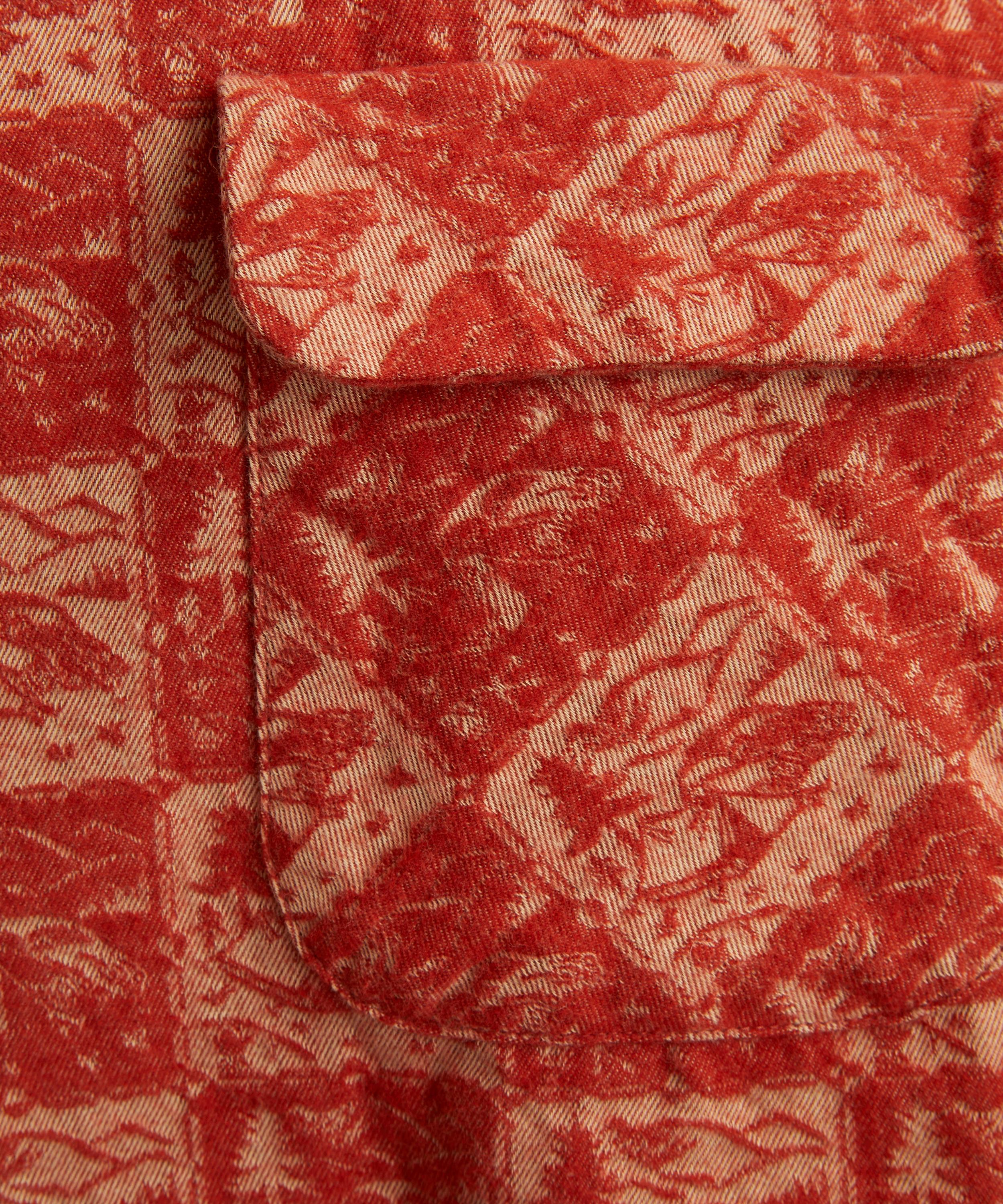 Kapital - CAMP Jacquard Flannel Shirt image number 4