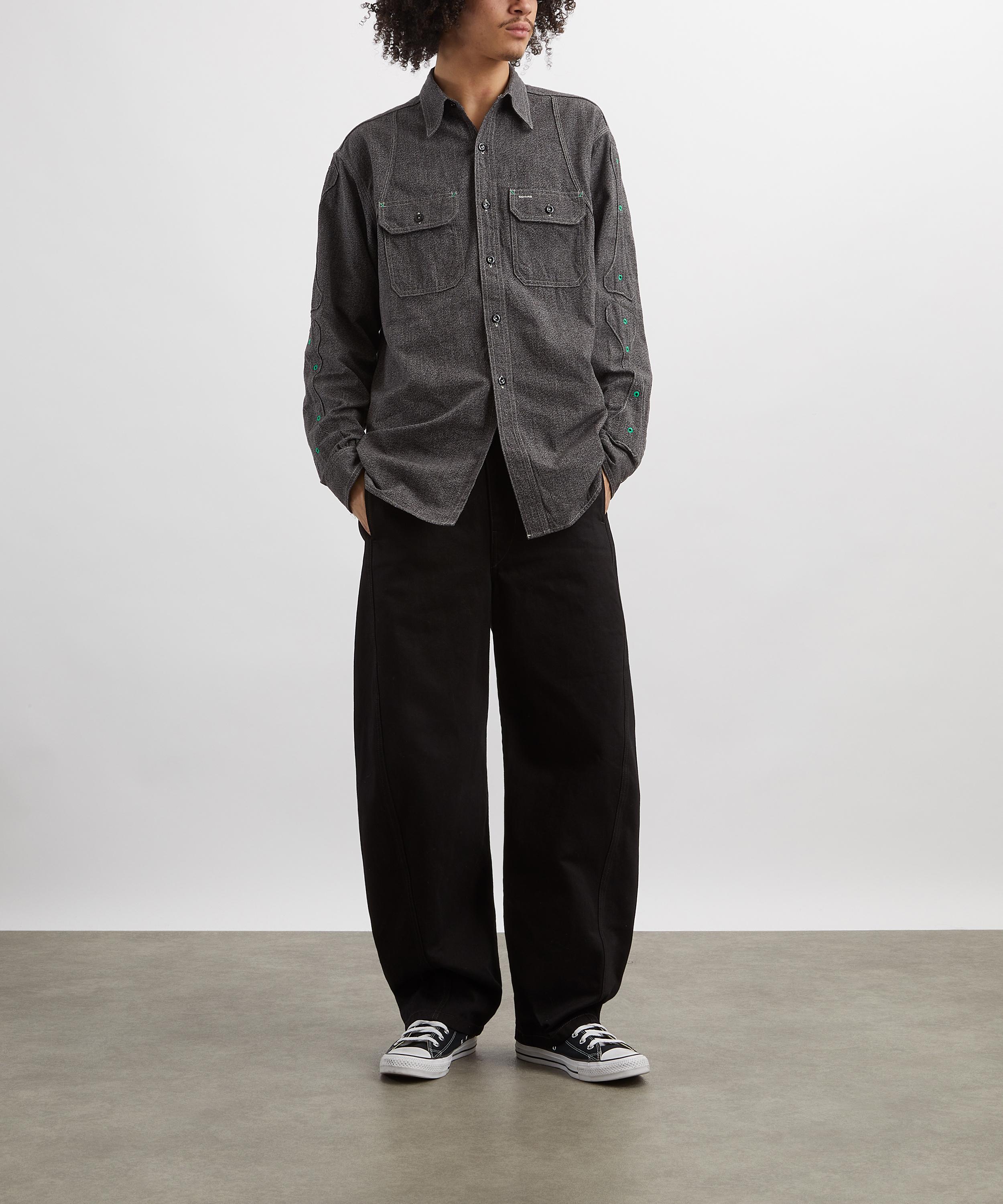 Kapital - Grandrelle BONE Patch Ventilator Shirt image number 1