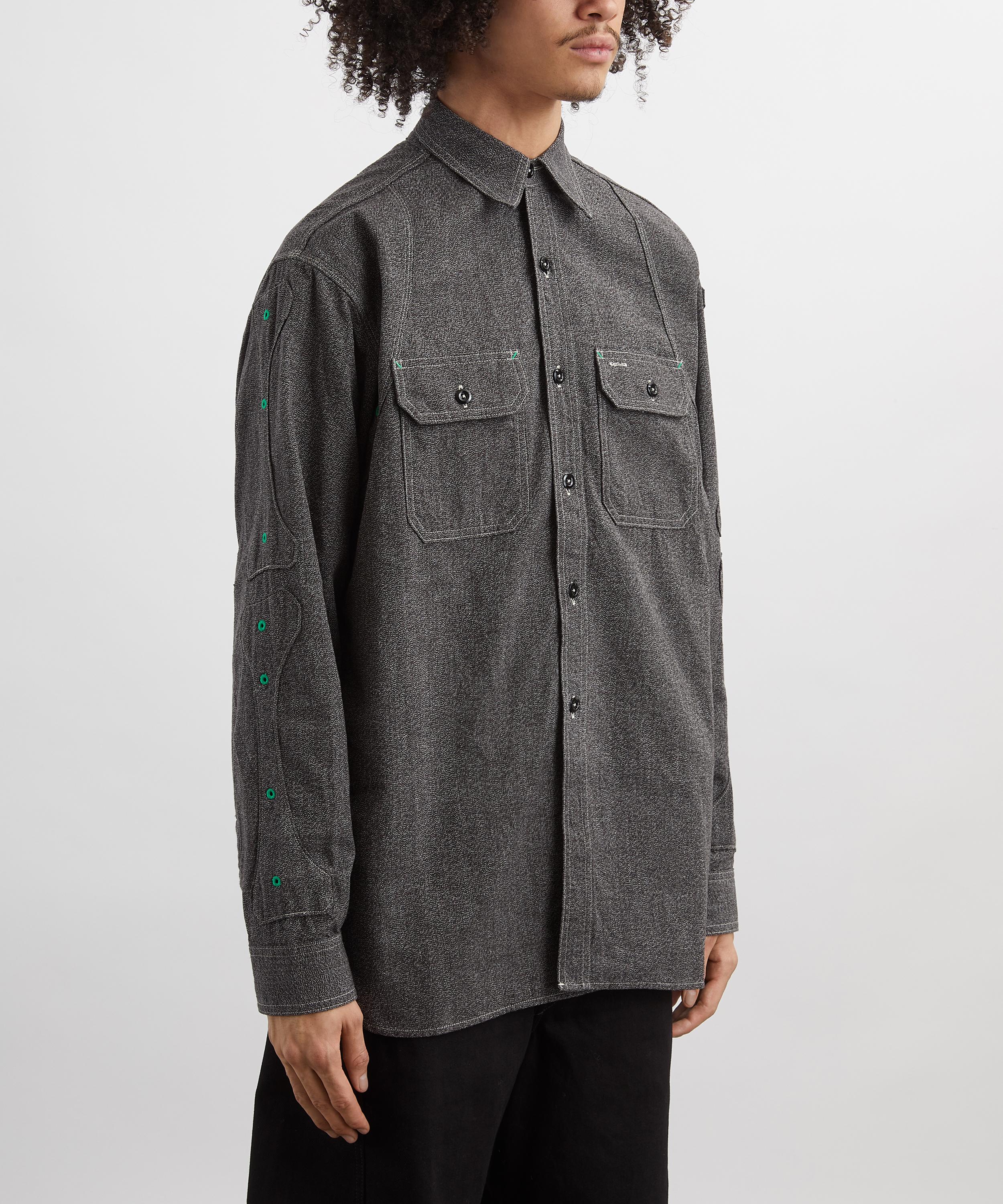 Kapital - Grandrelle BONE Patch Ventilator Shirt image number 2