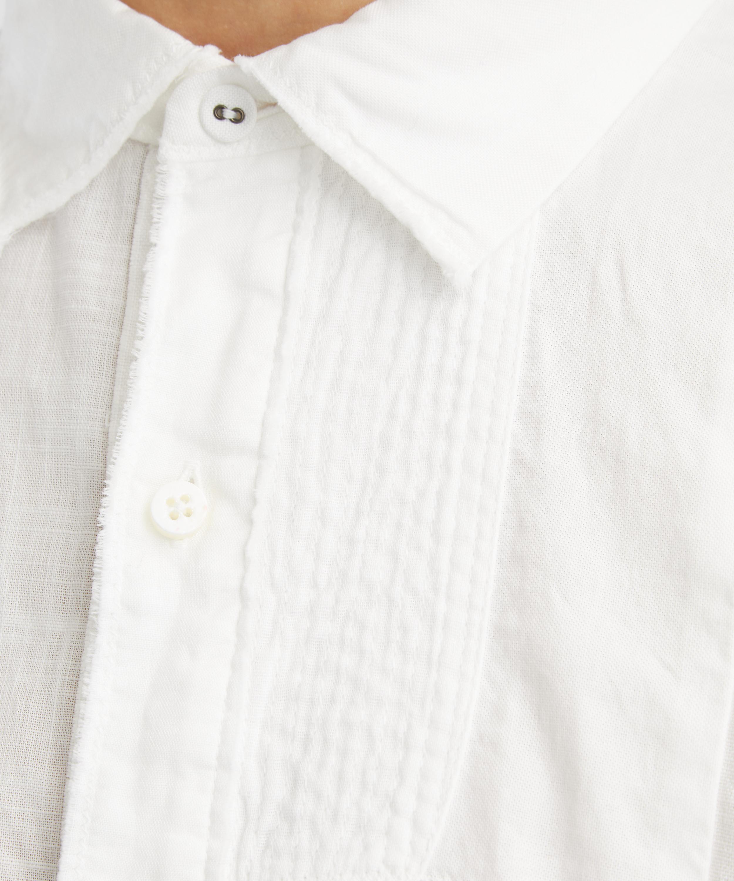 Kapital - Cotton Linen Patchwork Shirt image number 4