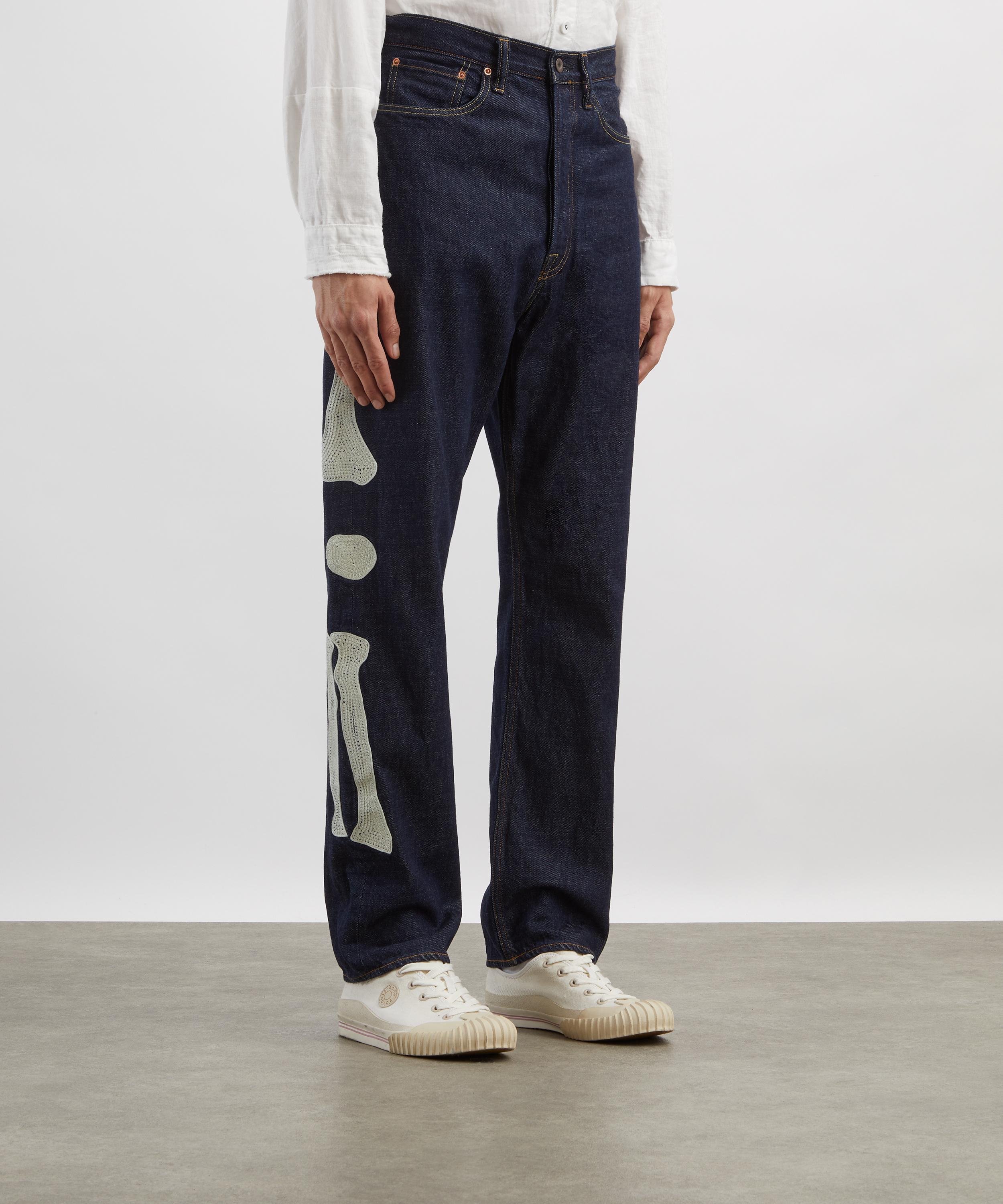 Kapital - Indigo 12oz Denim Mexican Tuxedo 5P Okagilly Jeans image number 2