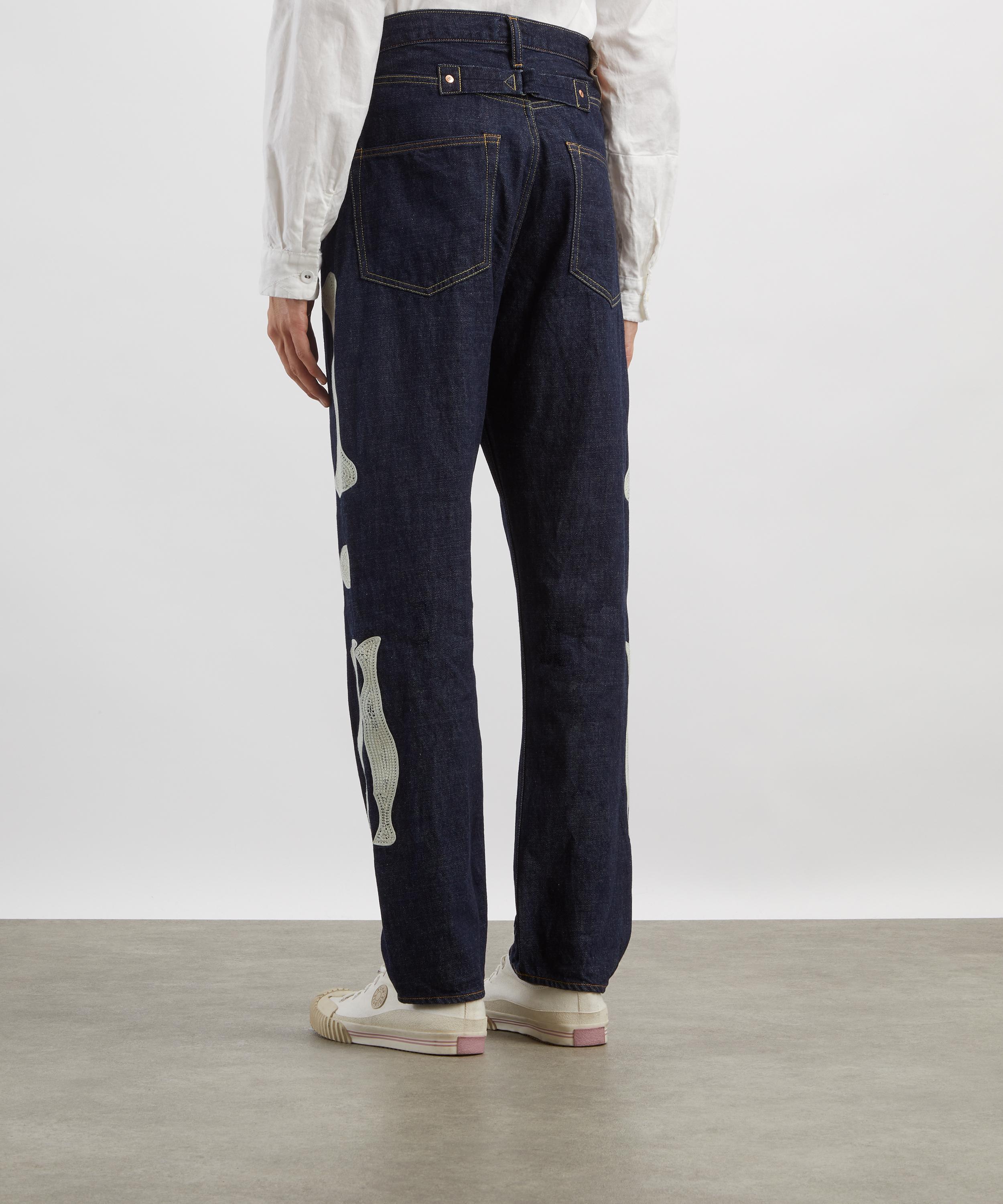 Kapital - Indigo 12oz Denim Mexican Tuxedo 5P Okagilly Jeans image number 3