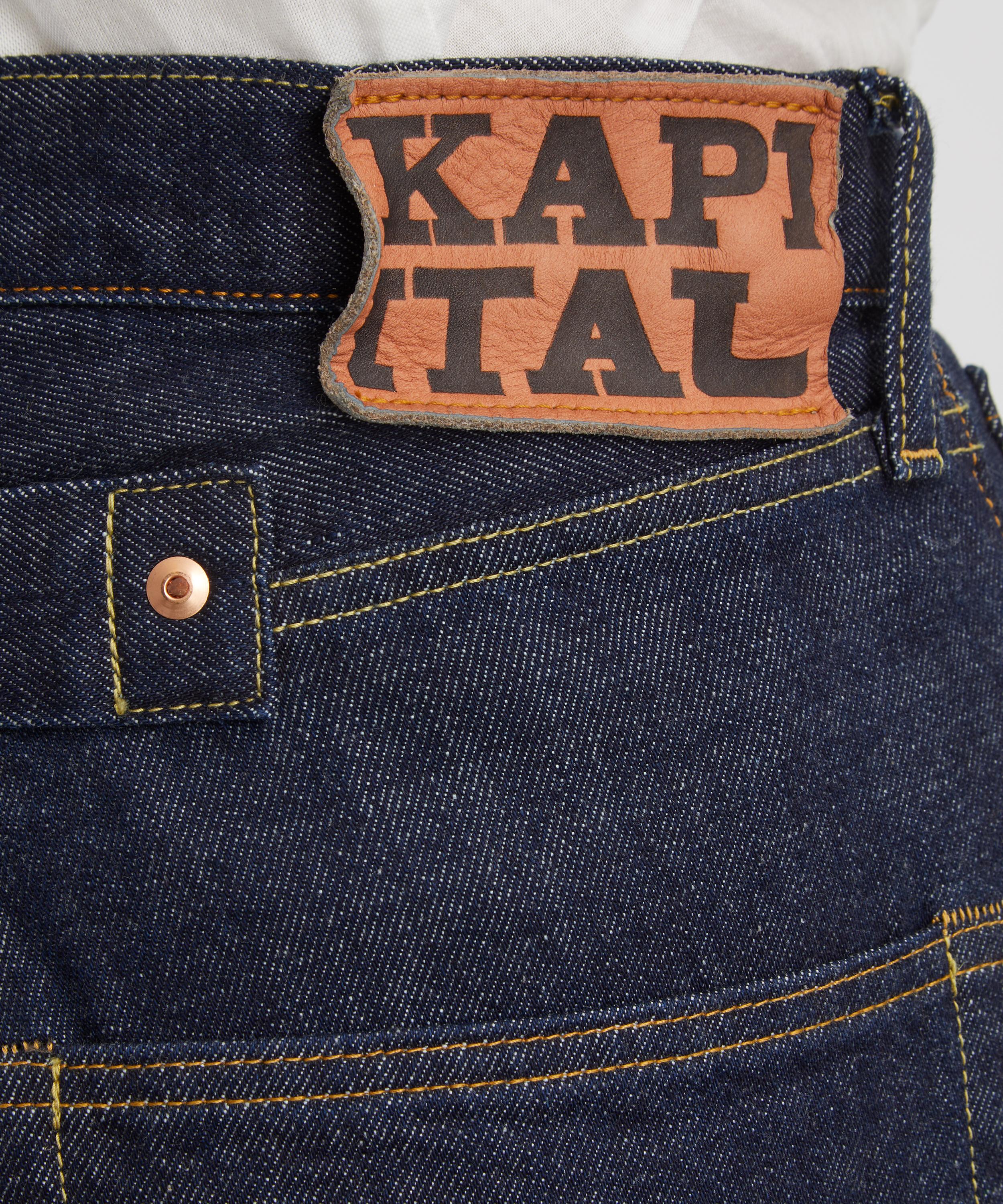 Kapital - Indigo 12oz Denim Mexican Tuxedo 5P Okagilly Jeans image number 4