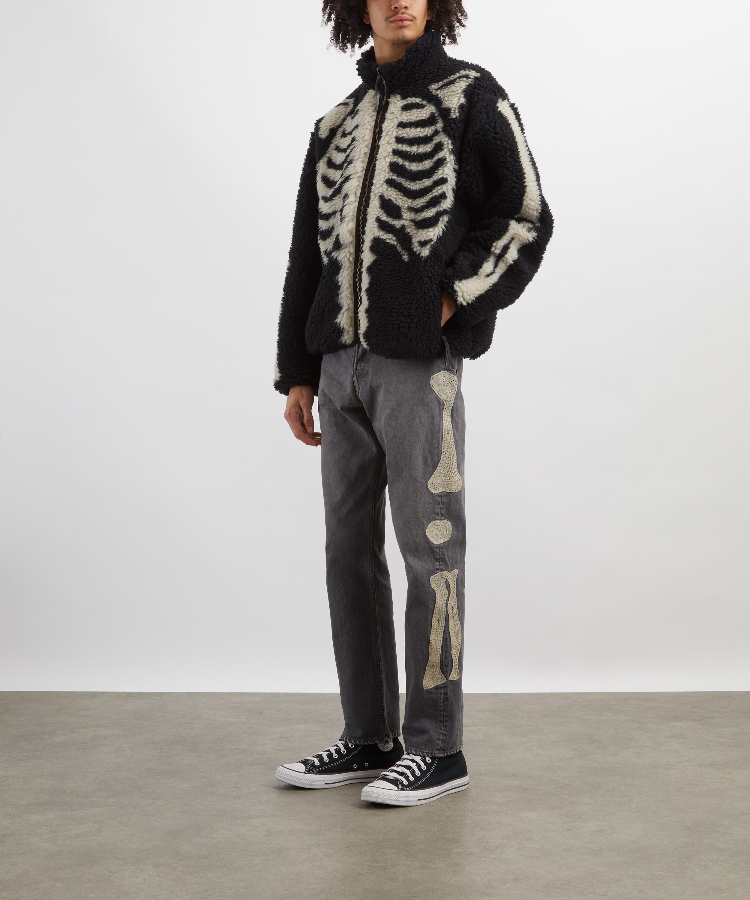 Kapital - Black 12oz Denim Mexican Tuxedo 5P Okagilly Jeans image number 1