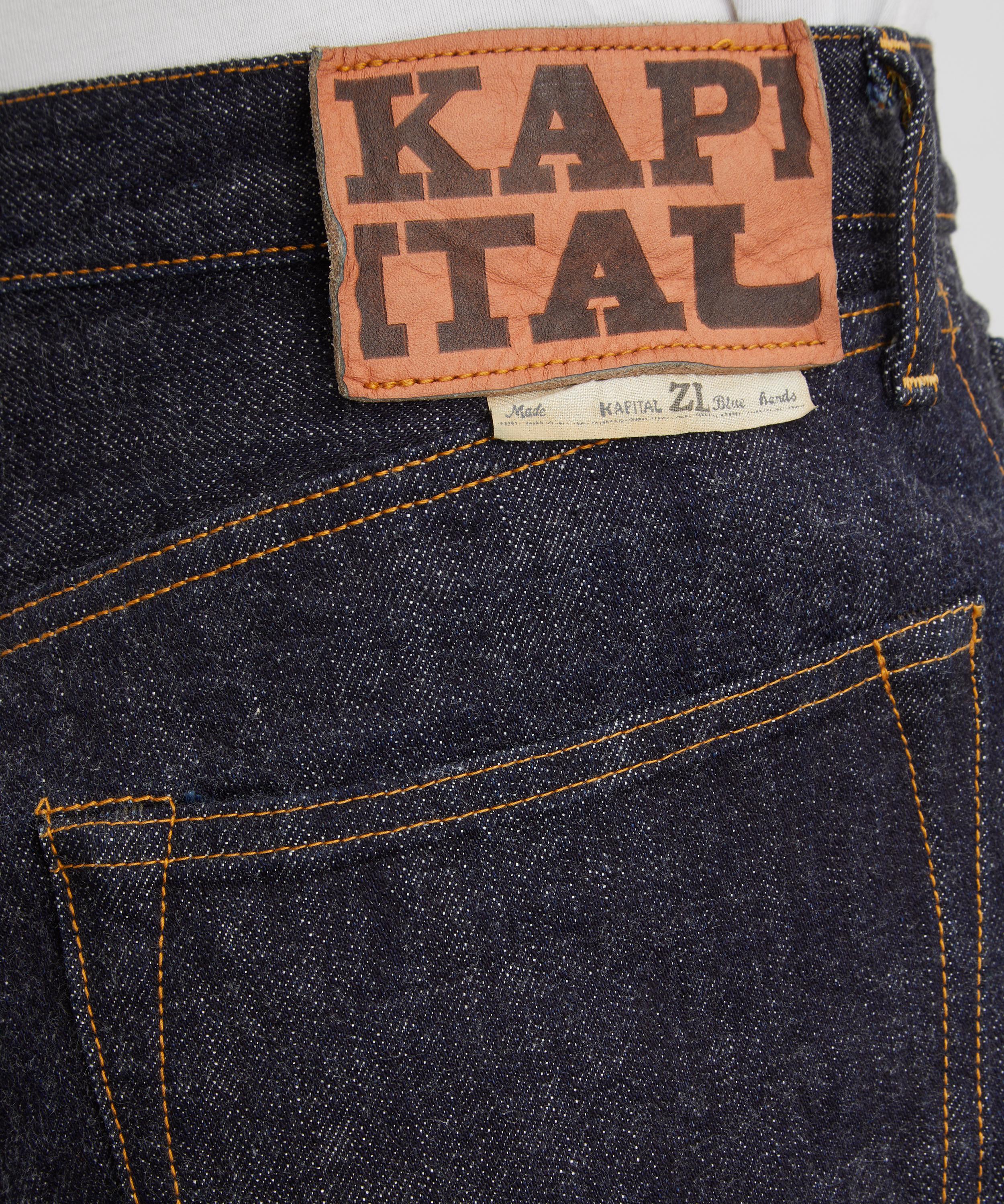 Kapital - 13oz Zimbabwe Denim 5P Monkey Jeans image number 4