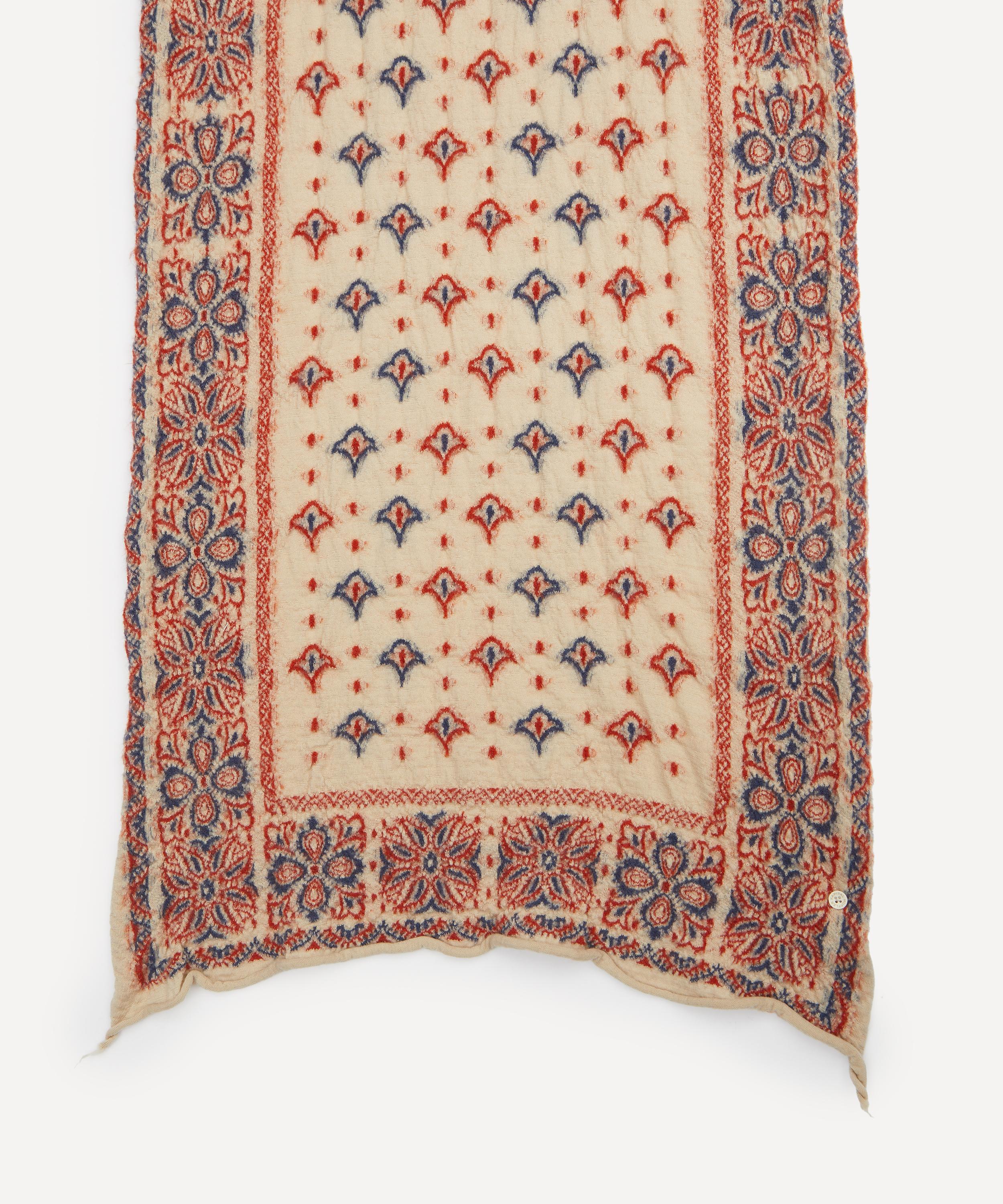 Kapital - Big Mama Bandana Pattern Wool Scarf image number 2