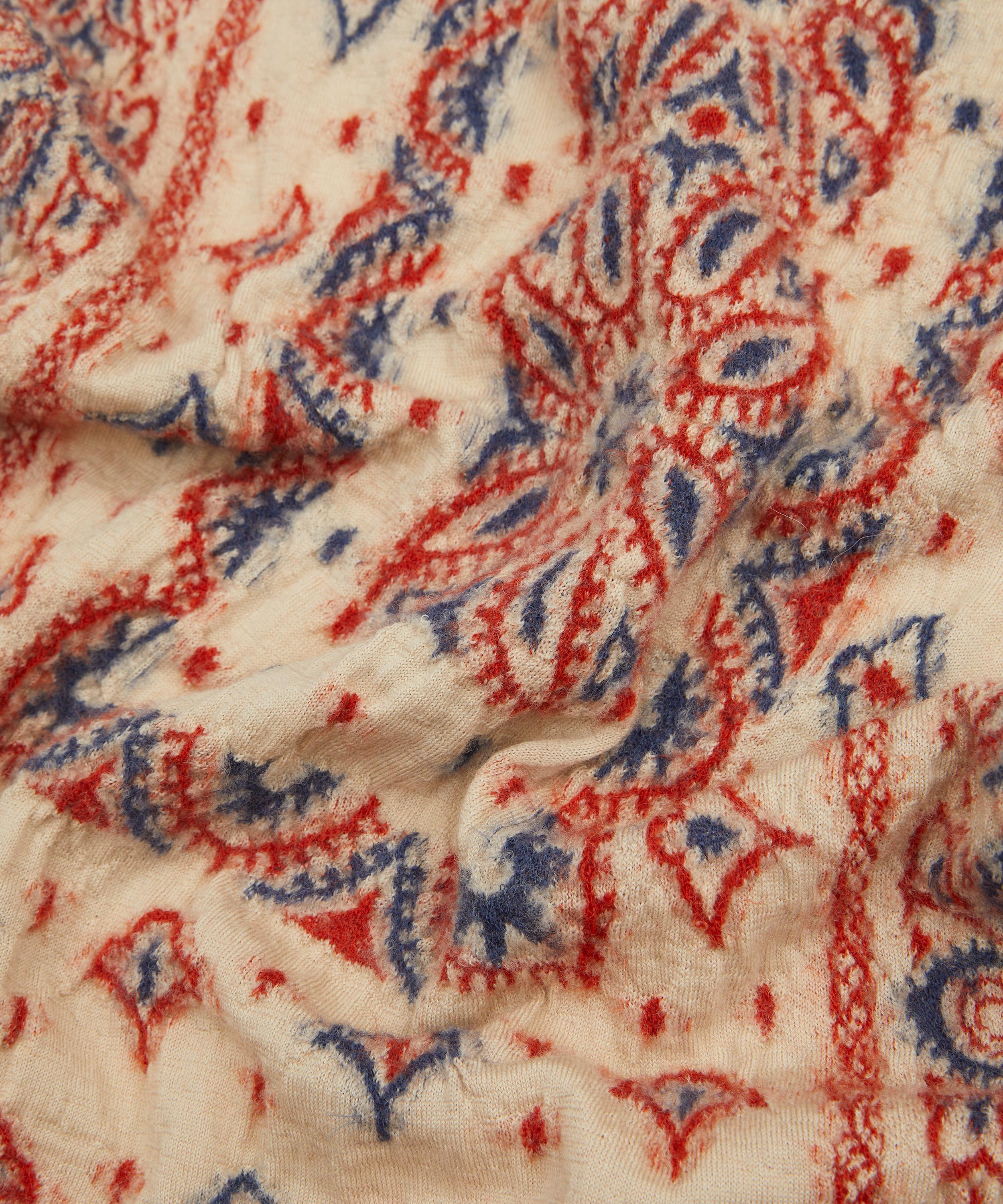 Kapital - Big Mama Bandana Pattern Wool Scarf image number 3