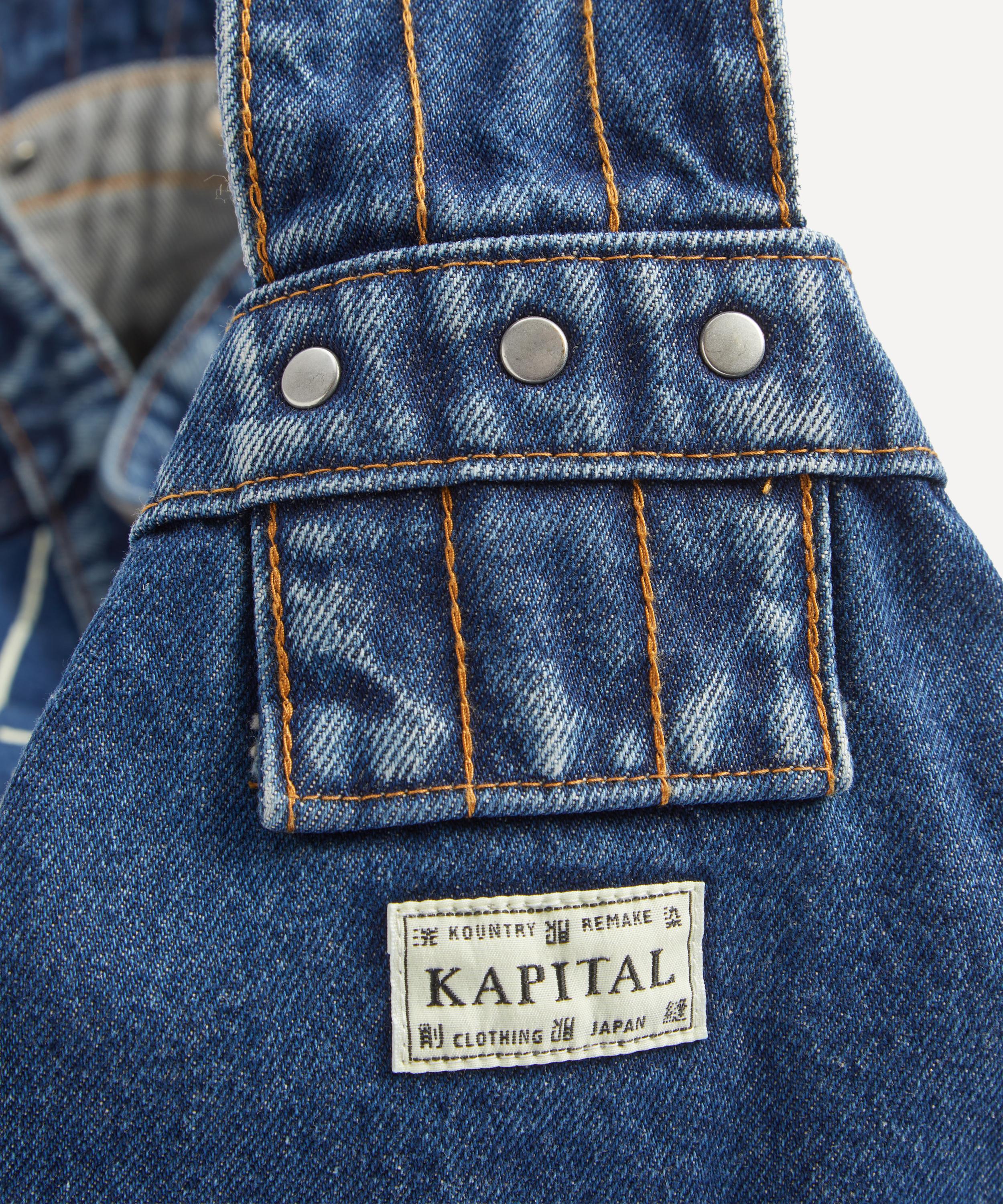 Kapital - Denim Newspaper Tote Bag image number 4