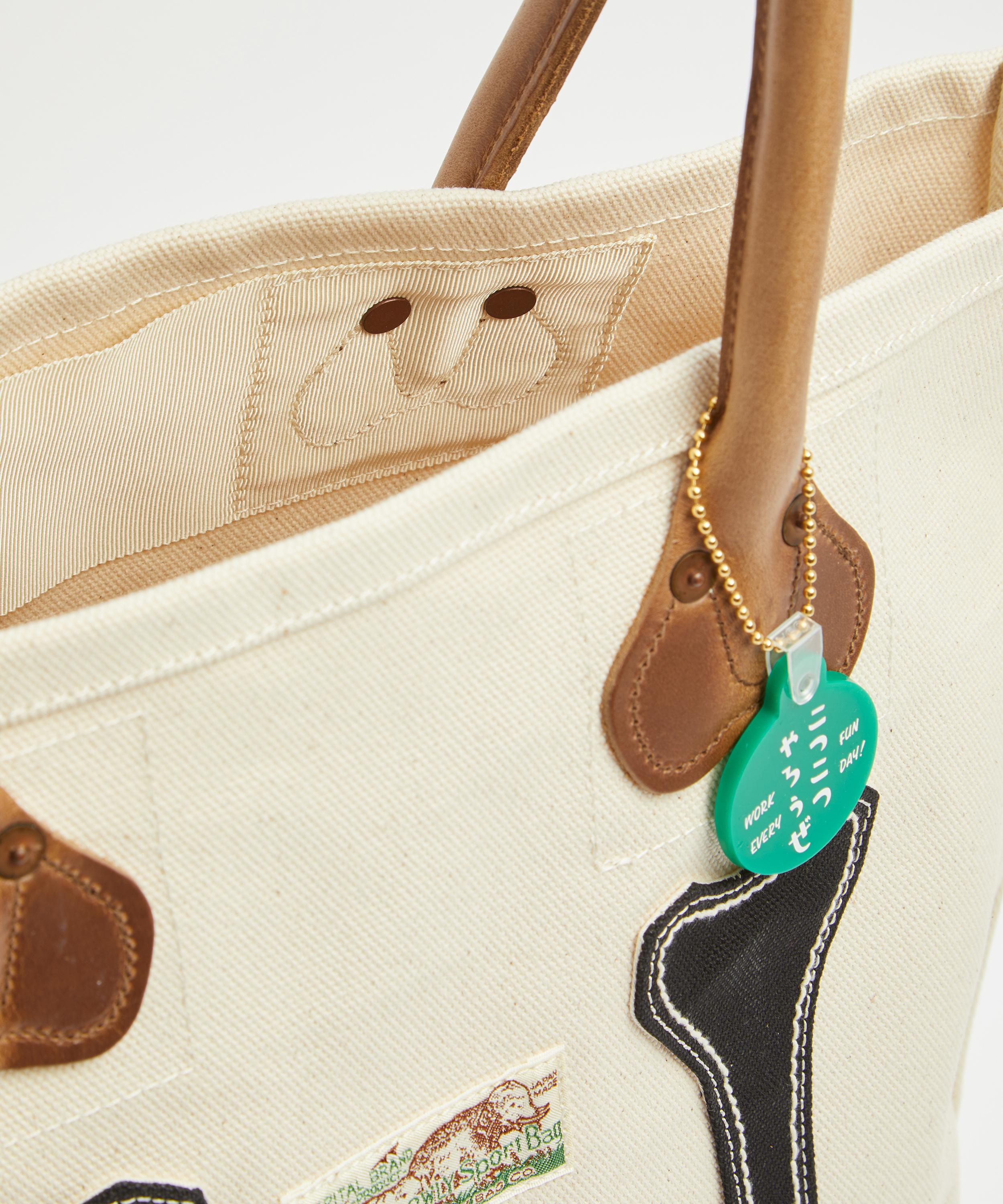 Kapital - KOTSU KOTSU Canvas Tote Bag image number 5