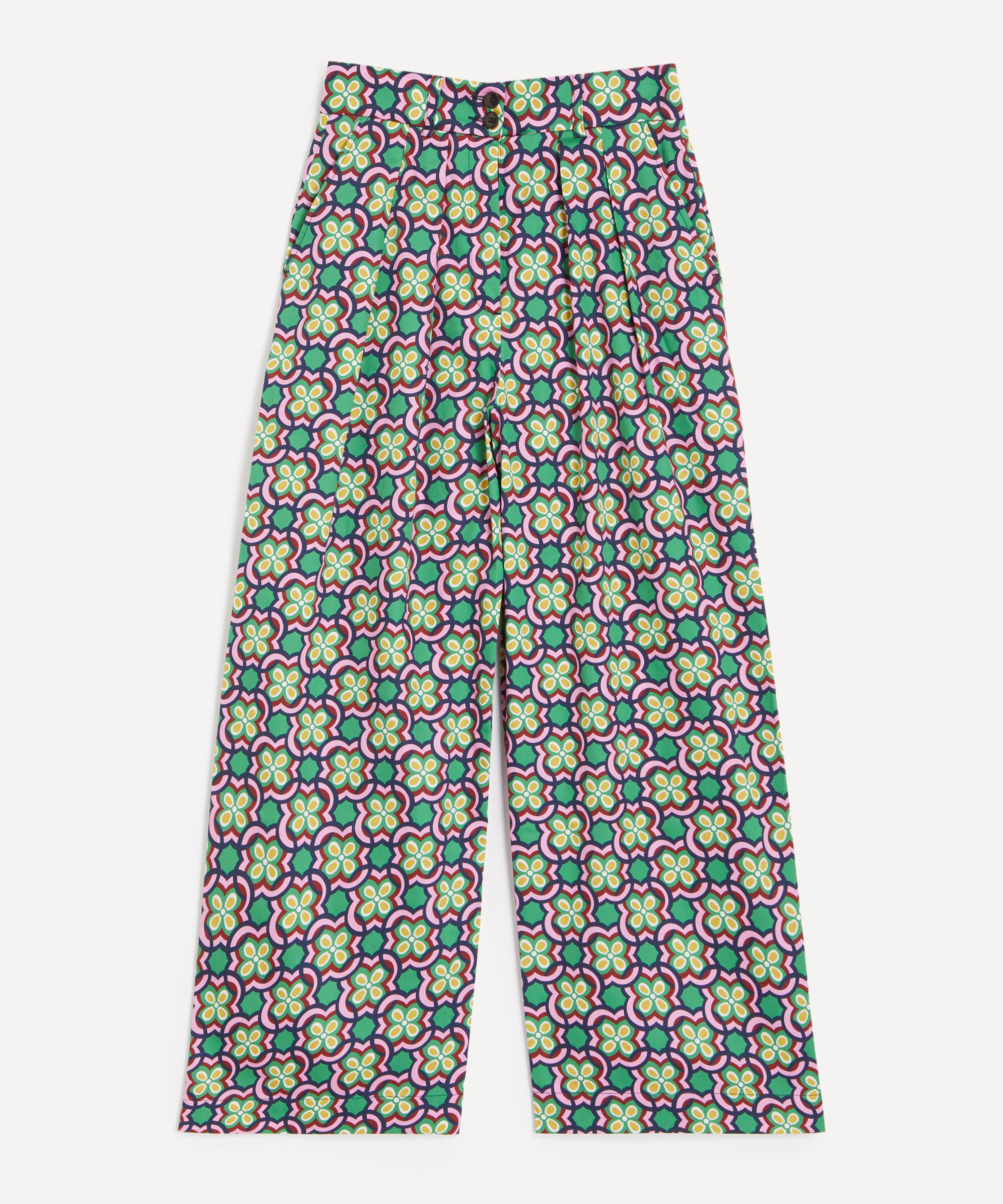 Maria de la Orden - Chestnut Liberty Daisy Link Trousers