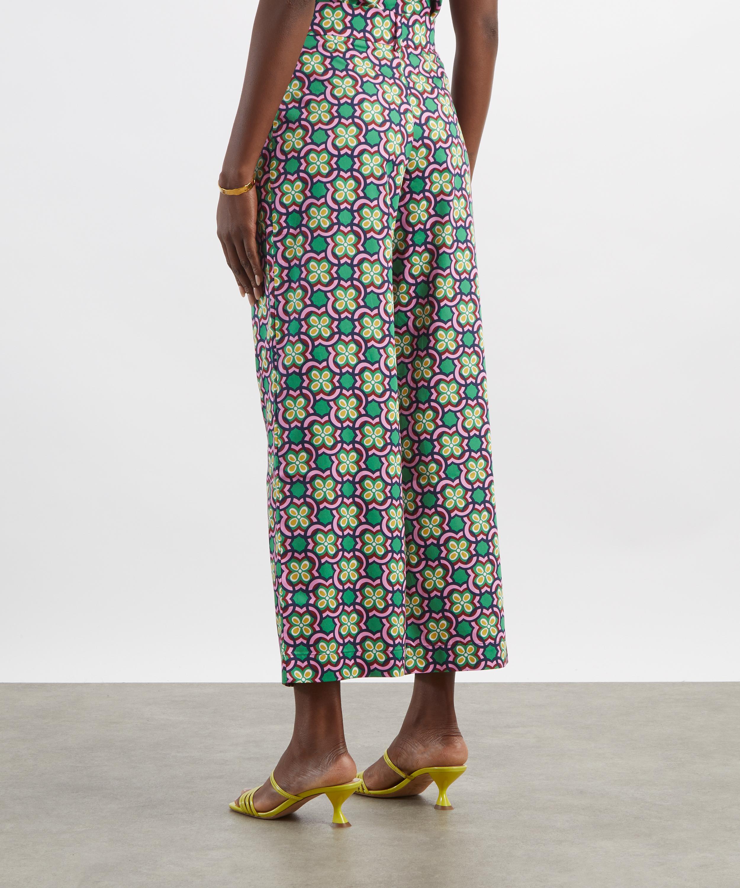 Maria de la Orden - Chestnut Liberty Daisy Link Trousers image number 3