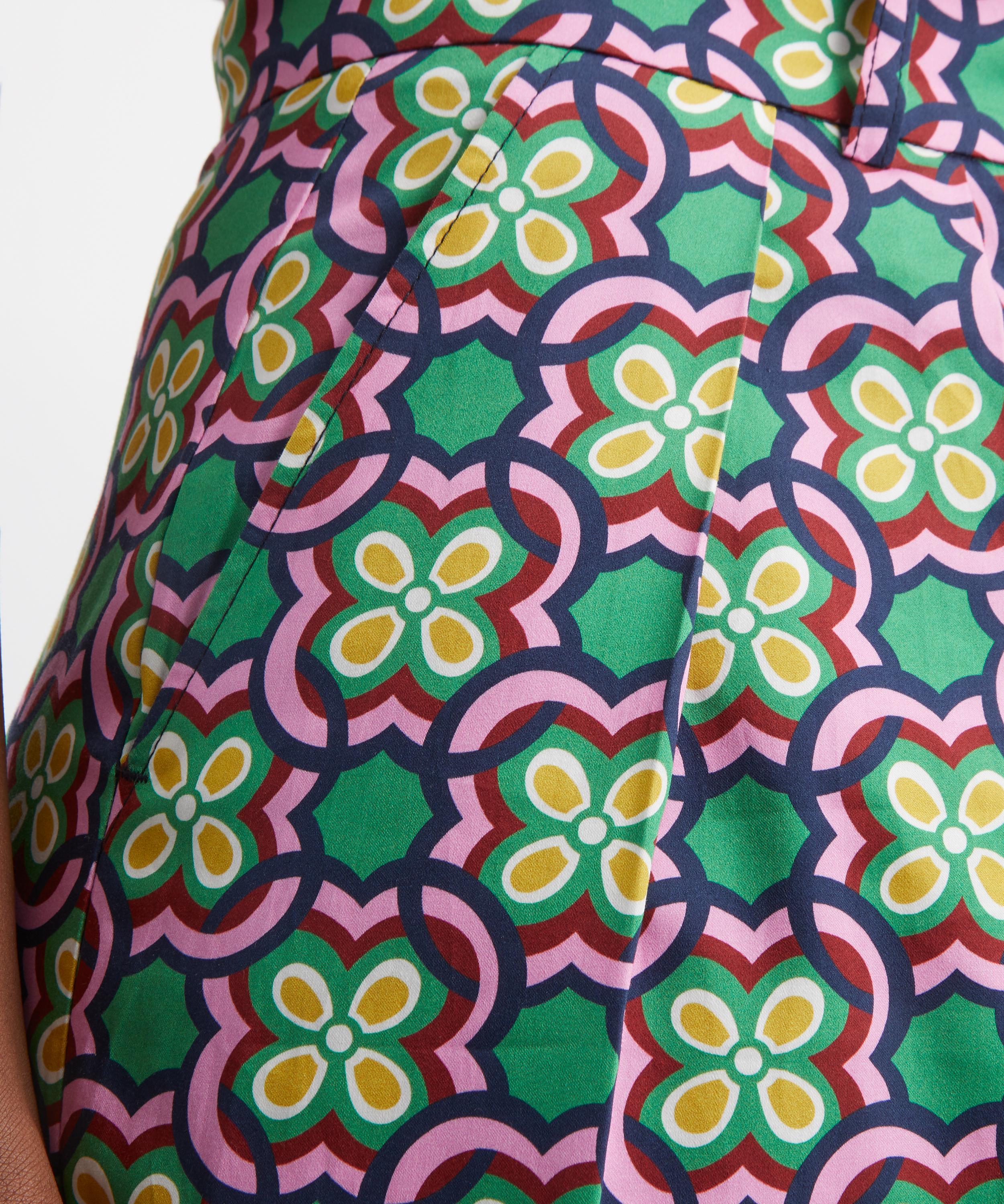 Maria de la Orden - Chestnut Liberty Daisy Link Trousers image number 4