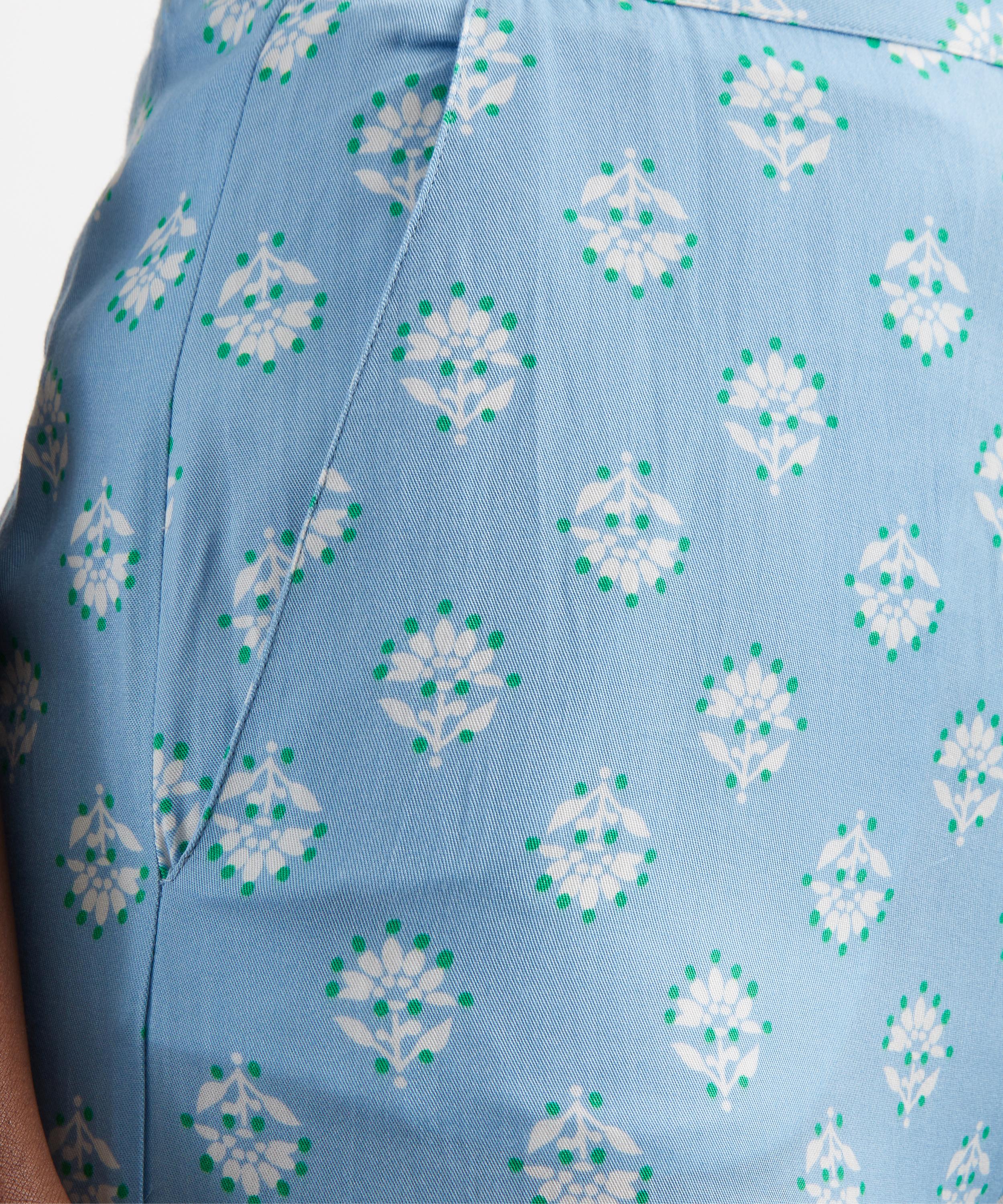 Maria de la Orden - Lova Blue Flowers Trousers image number 4