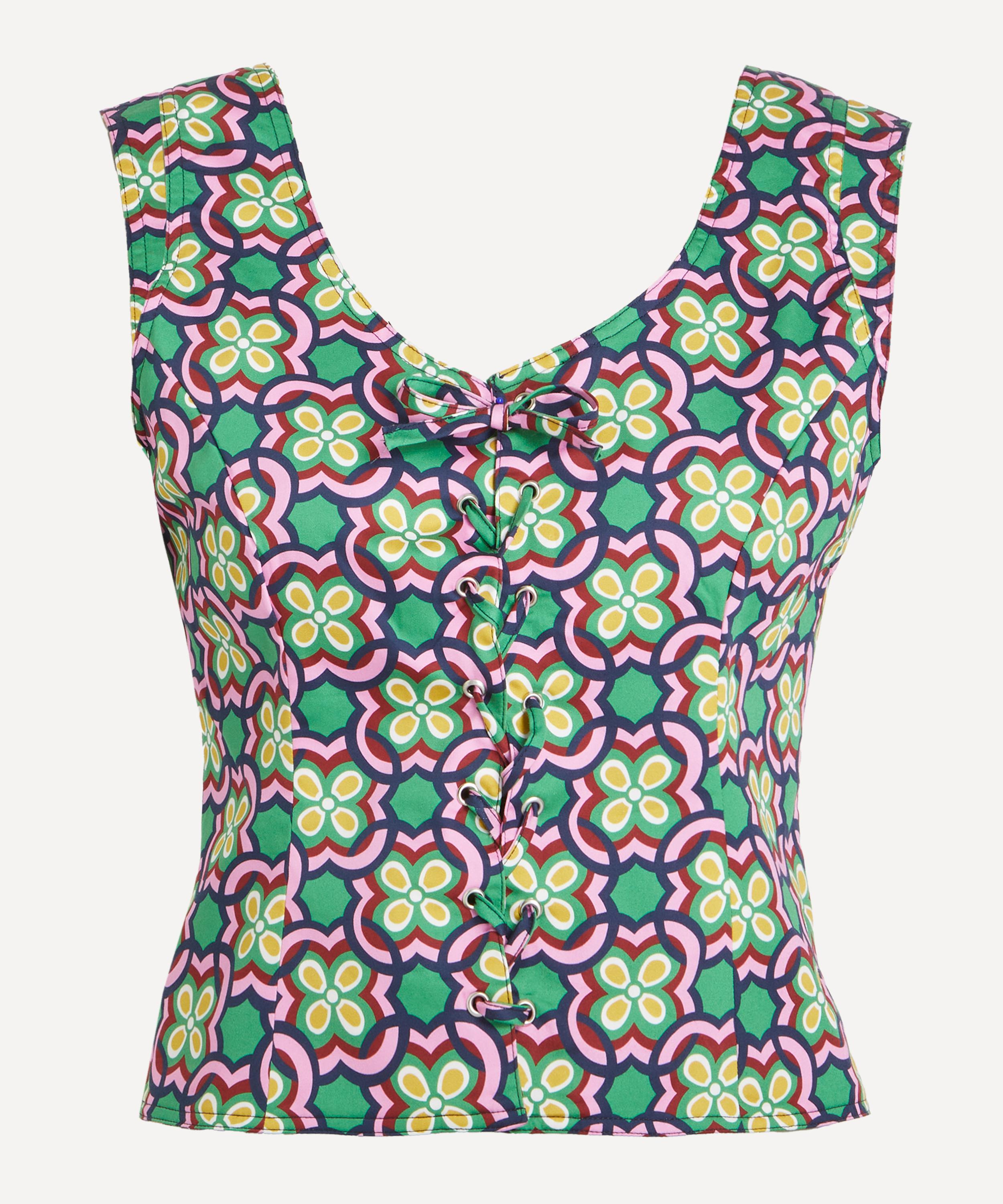 Maria de la Orden - Bowen Liberty Daisy Link Top