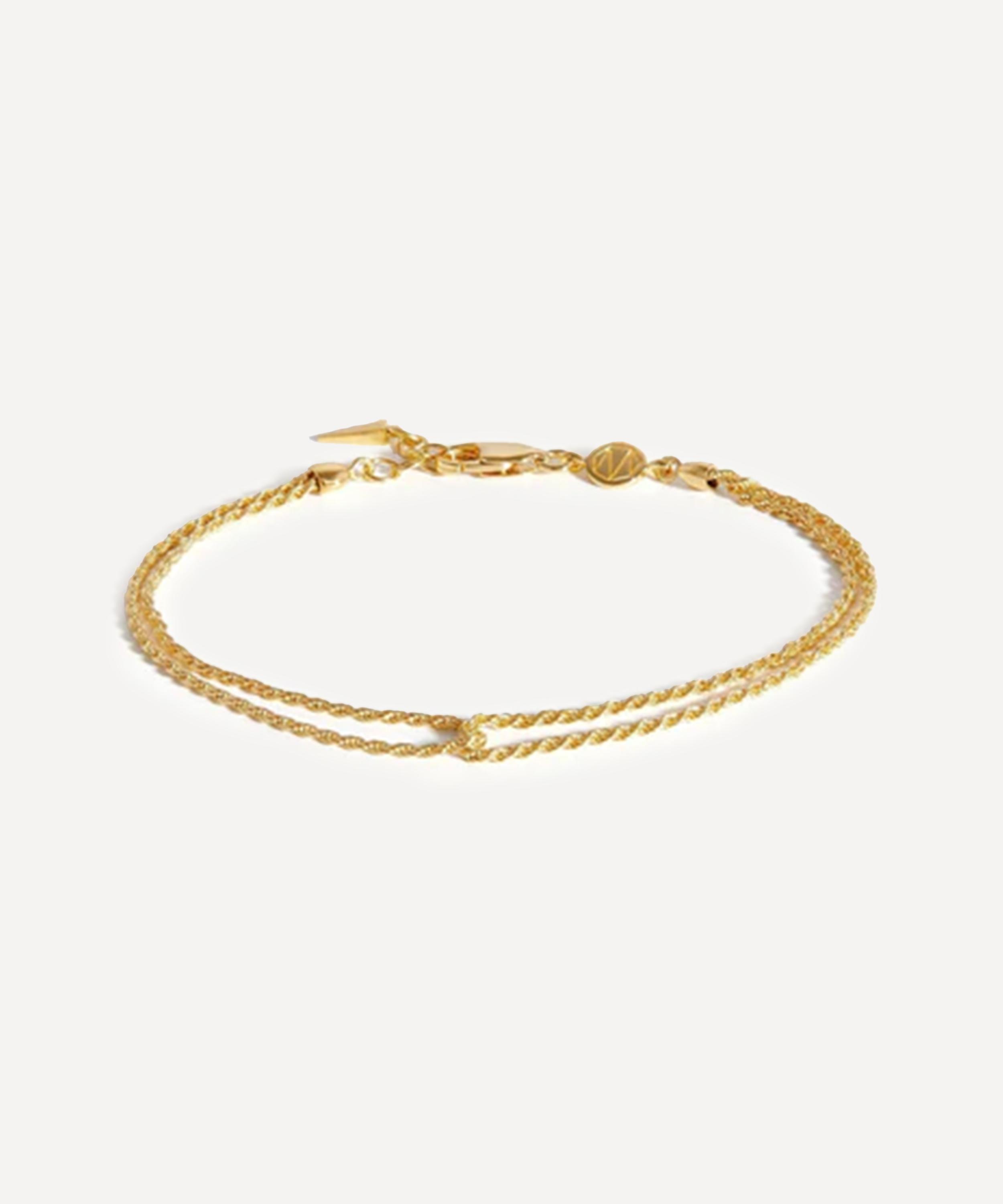 Missoma - 18ct Gold-Plated Vermeil Silver Double Rope Chain Bracelet
