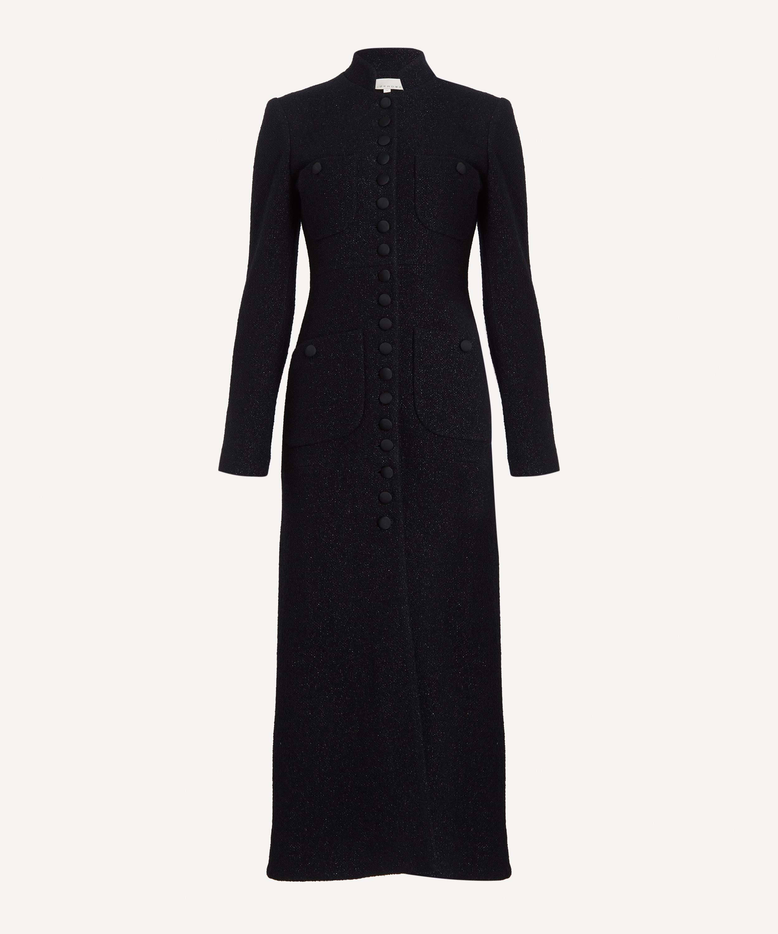 Liberowe - Navy Imperial Wool Tweed Coat