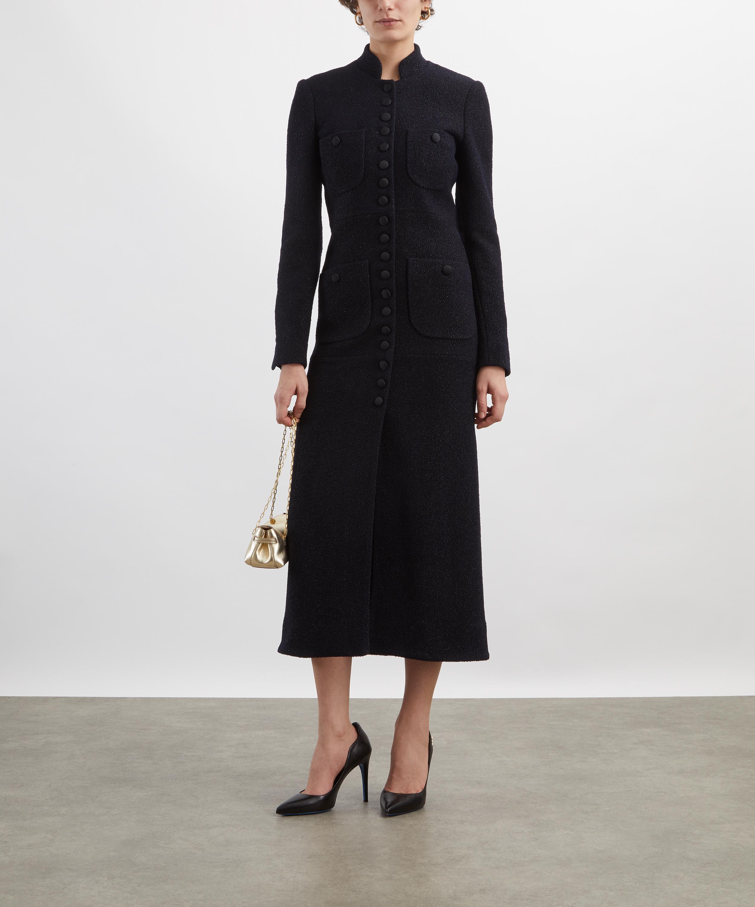 Liberowe - Navy Imperial Wool Tweed Coat image number 1