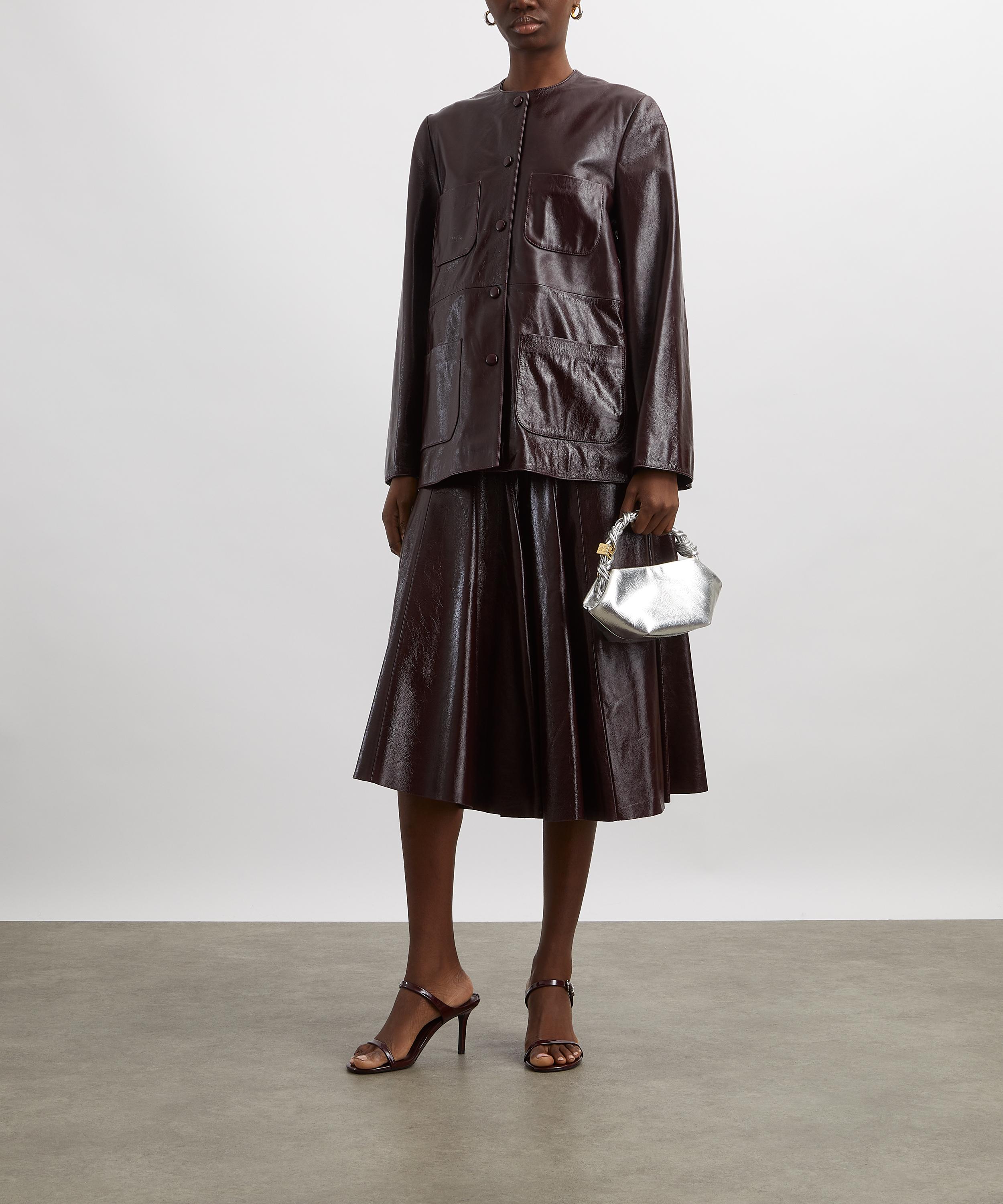 Liberowe - Carmen Leather Midi Skirt image number 1