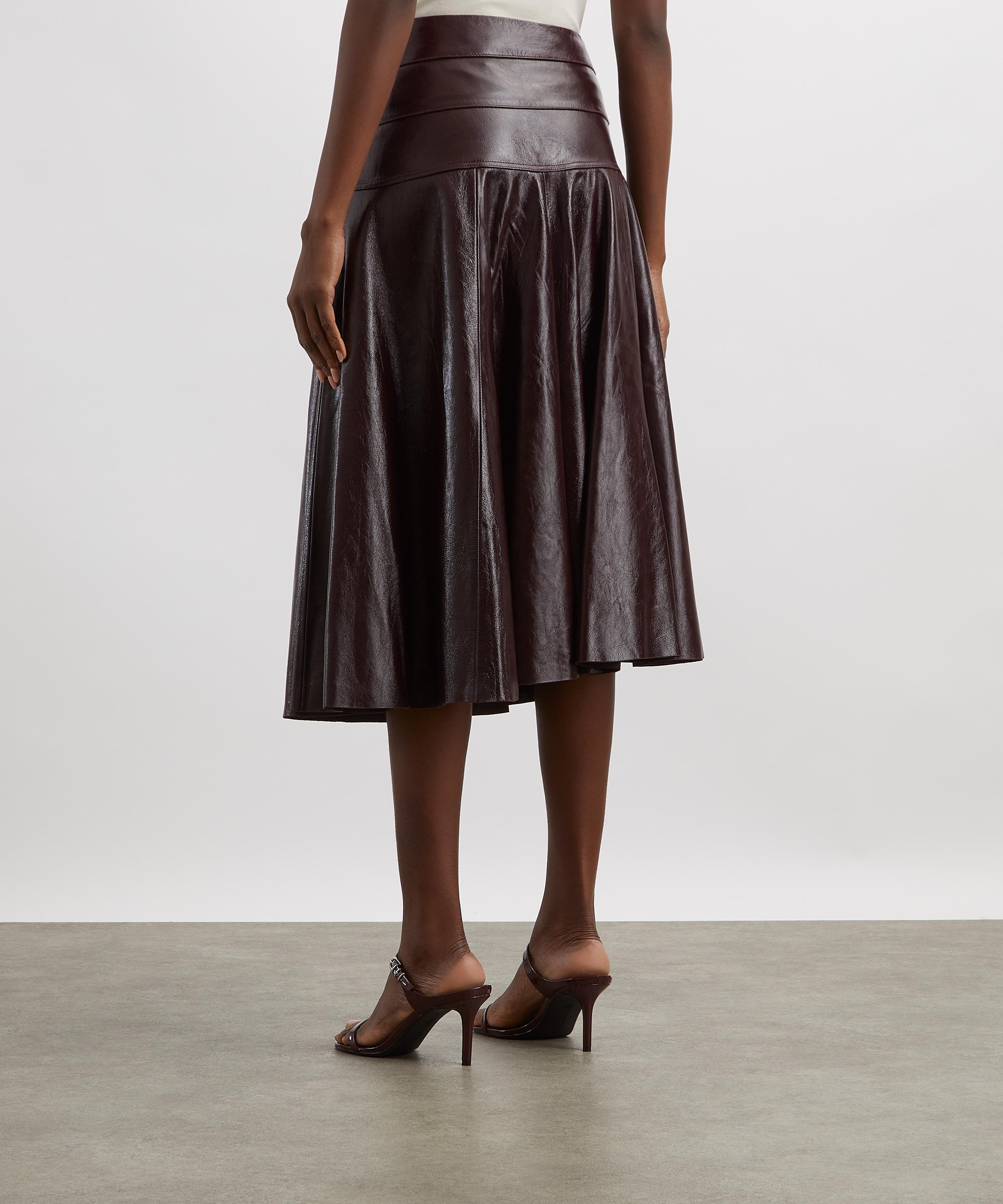 Liberowe - Carmen Leather Midi Skirt image number 3