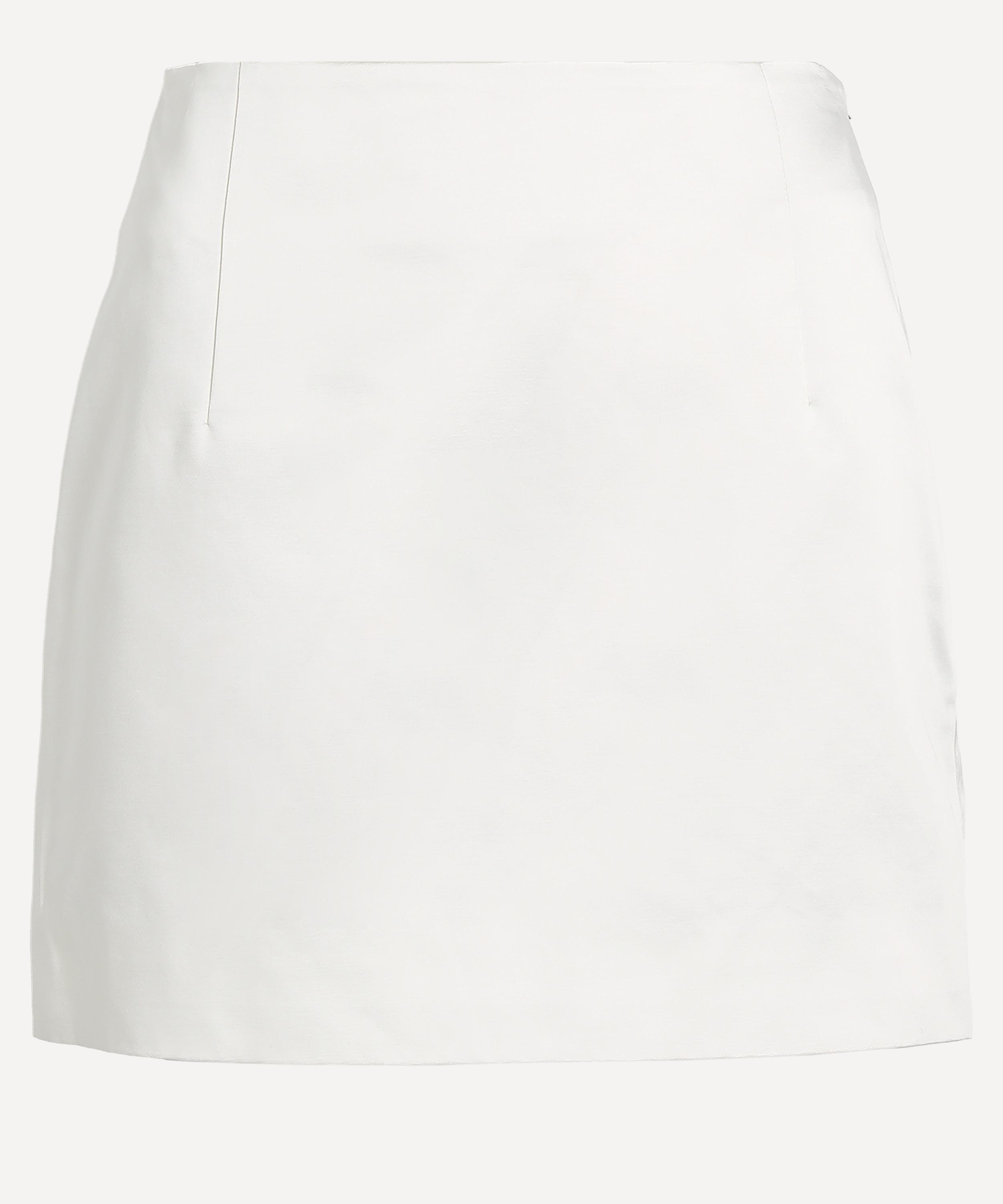 Liberowe - Vera Ivory Satin Mini Skirt