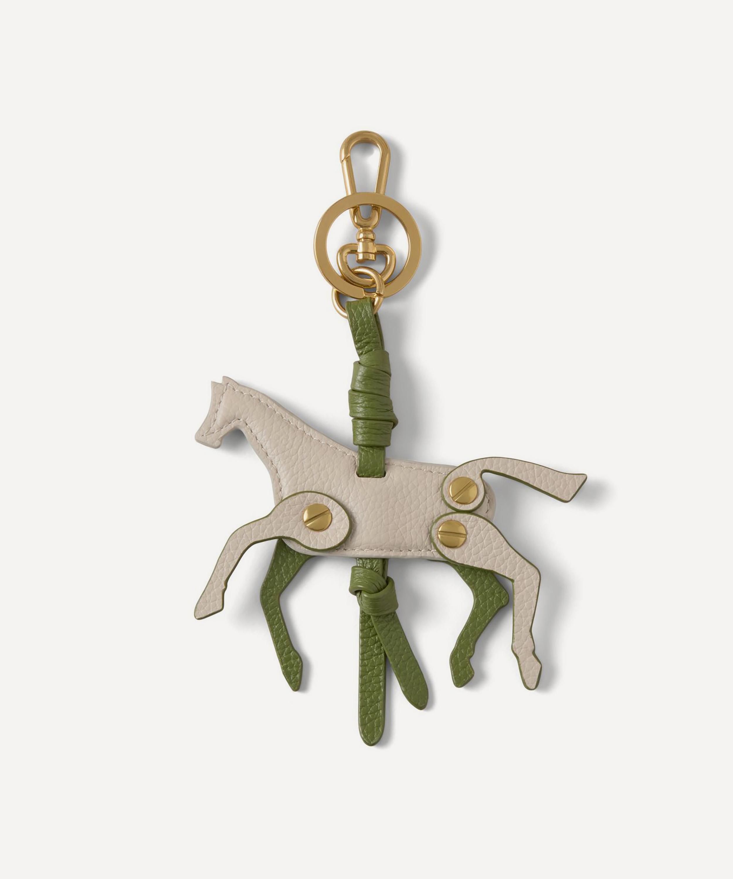 Mulberry - Chalk Horse Keyring image number 2