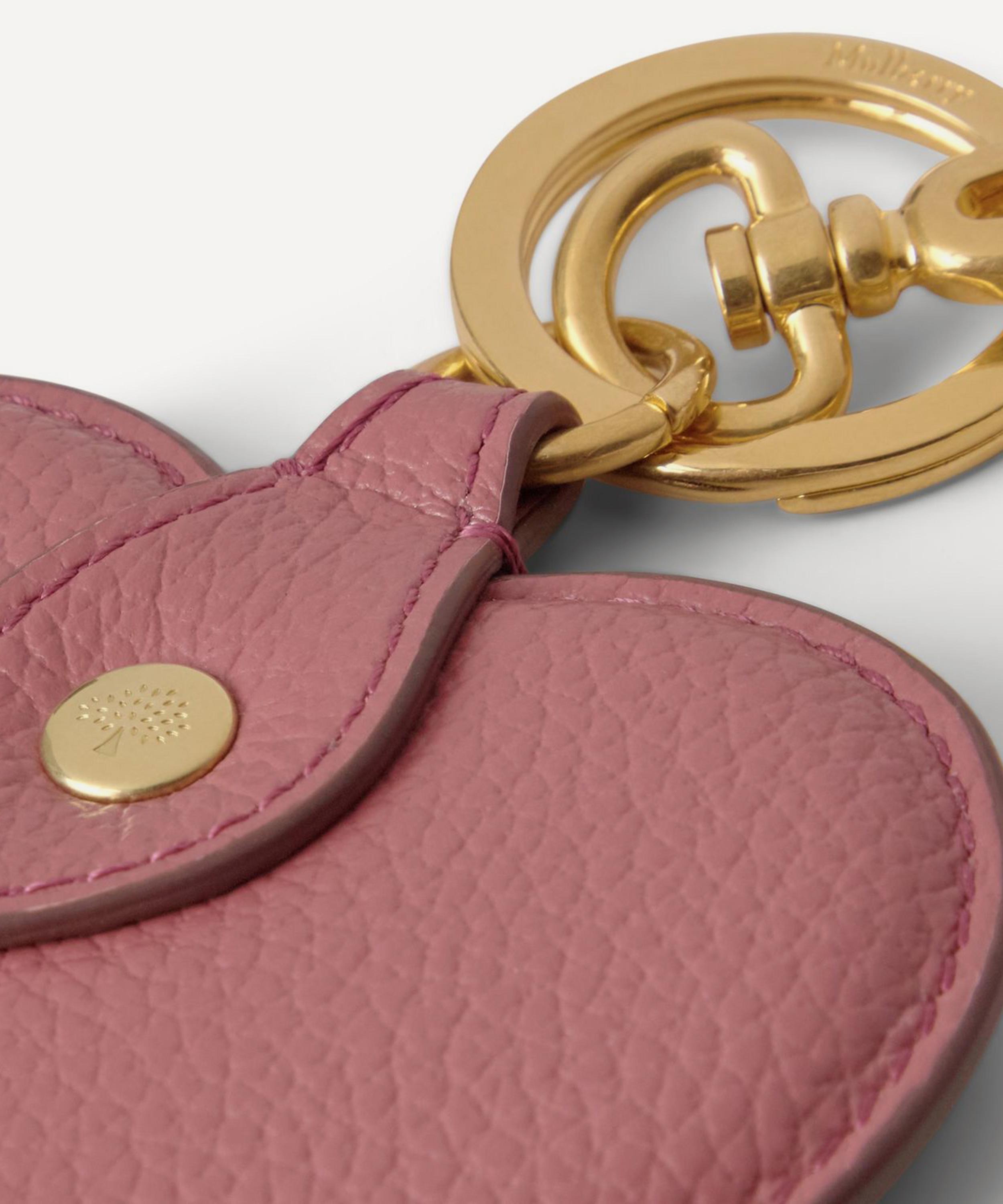 Mulberry - Leather Heart Keyring image number 1
