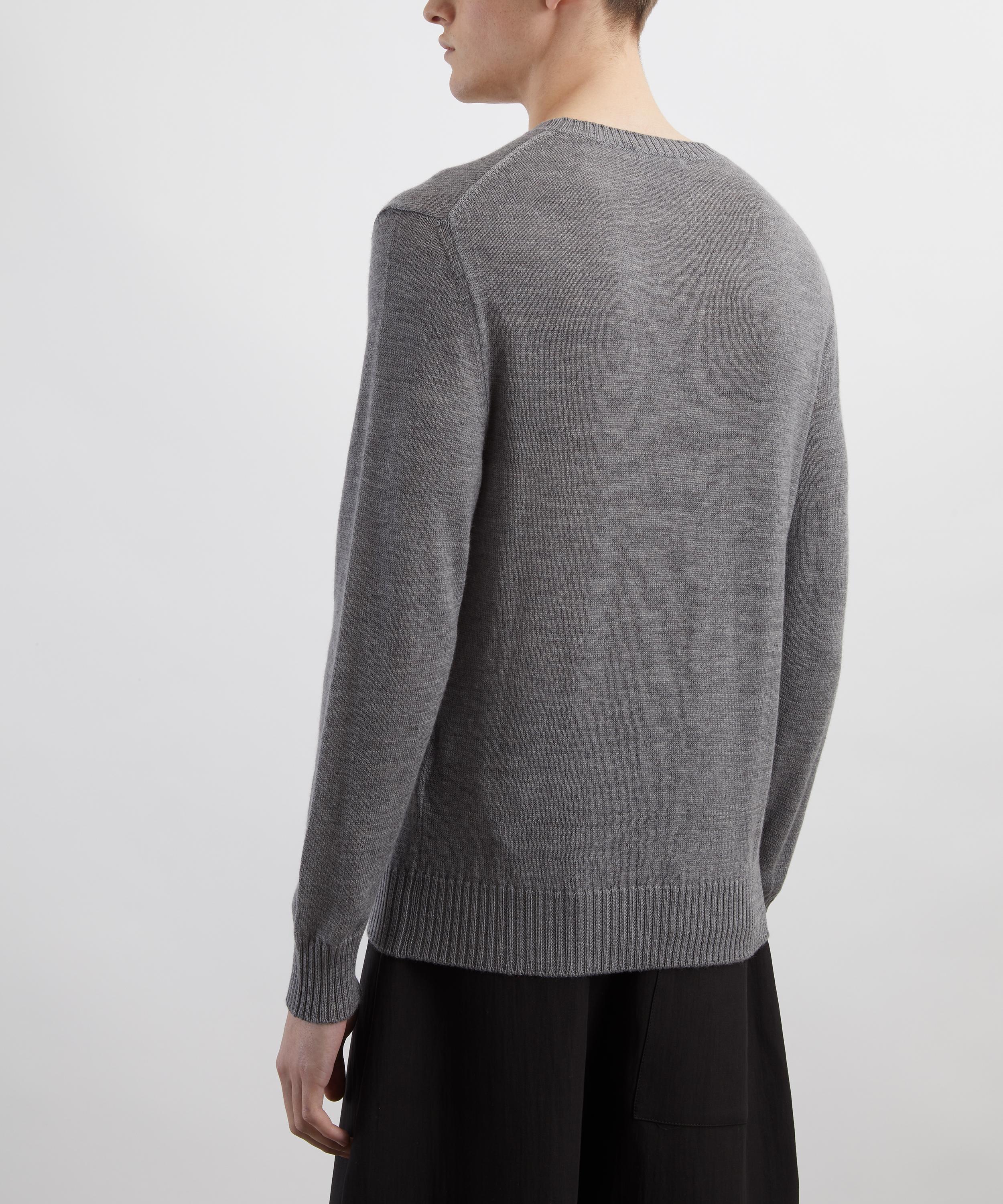 Jil Sander - Long-Sleeve Crew-Neck Wool Jumper image number 3